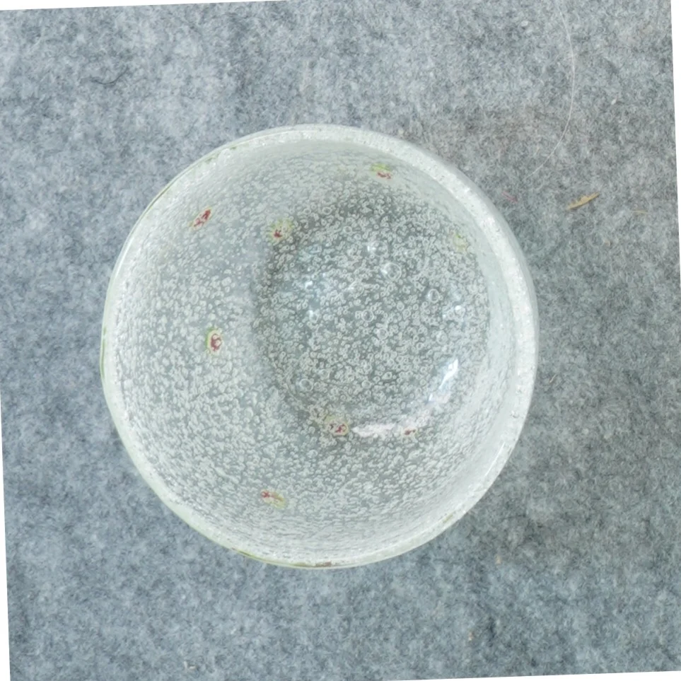 Skål i glas (str. 12 x 7 cm)