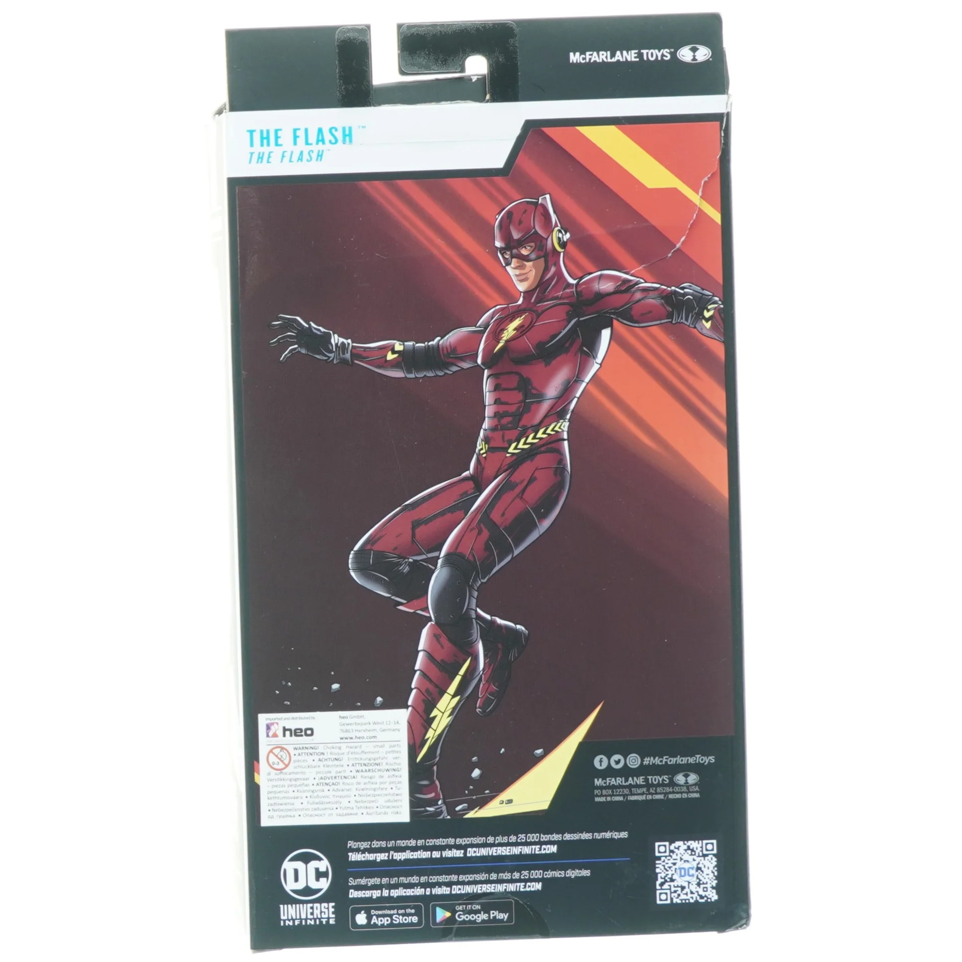 DC Multiverse Flash Actionfigur fra McFarlane Toys (str. 28 x 16 cm)