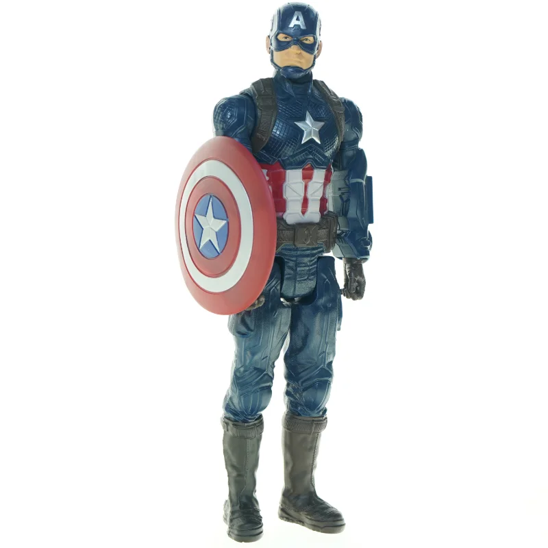 Captain America actionfigur med skjold (str. 30 x 11 cm)