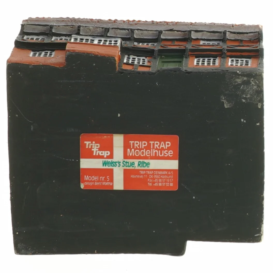 Miniature modelhus fra Trip Trap (str. 11,5x13x10 cm)