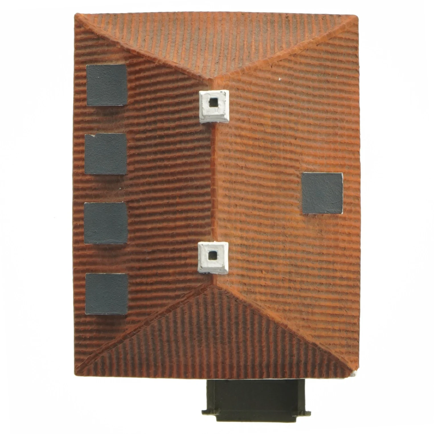 Rød miniature bygning fra Trip Trap (str. 16x16x12 cm)