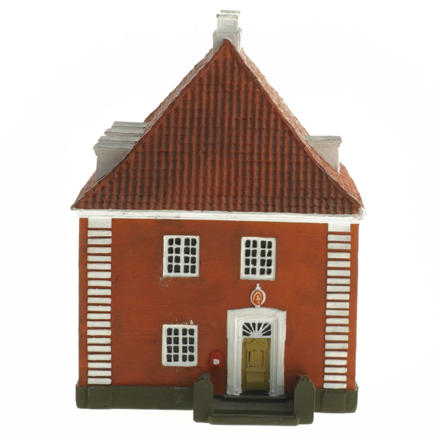 Rød miniature bygning fra Trip Trap (str. 16x16x12 cm)