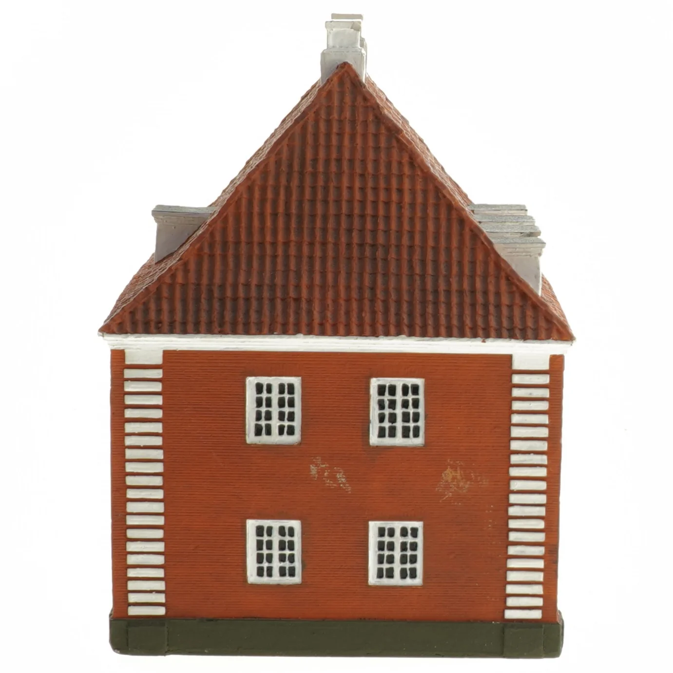 Rød miniature bygning fra Trip Trap (str. 16x16x12 cm)