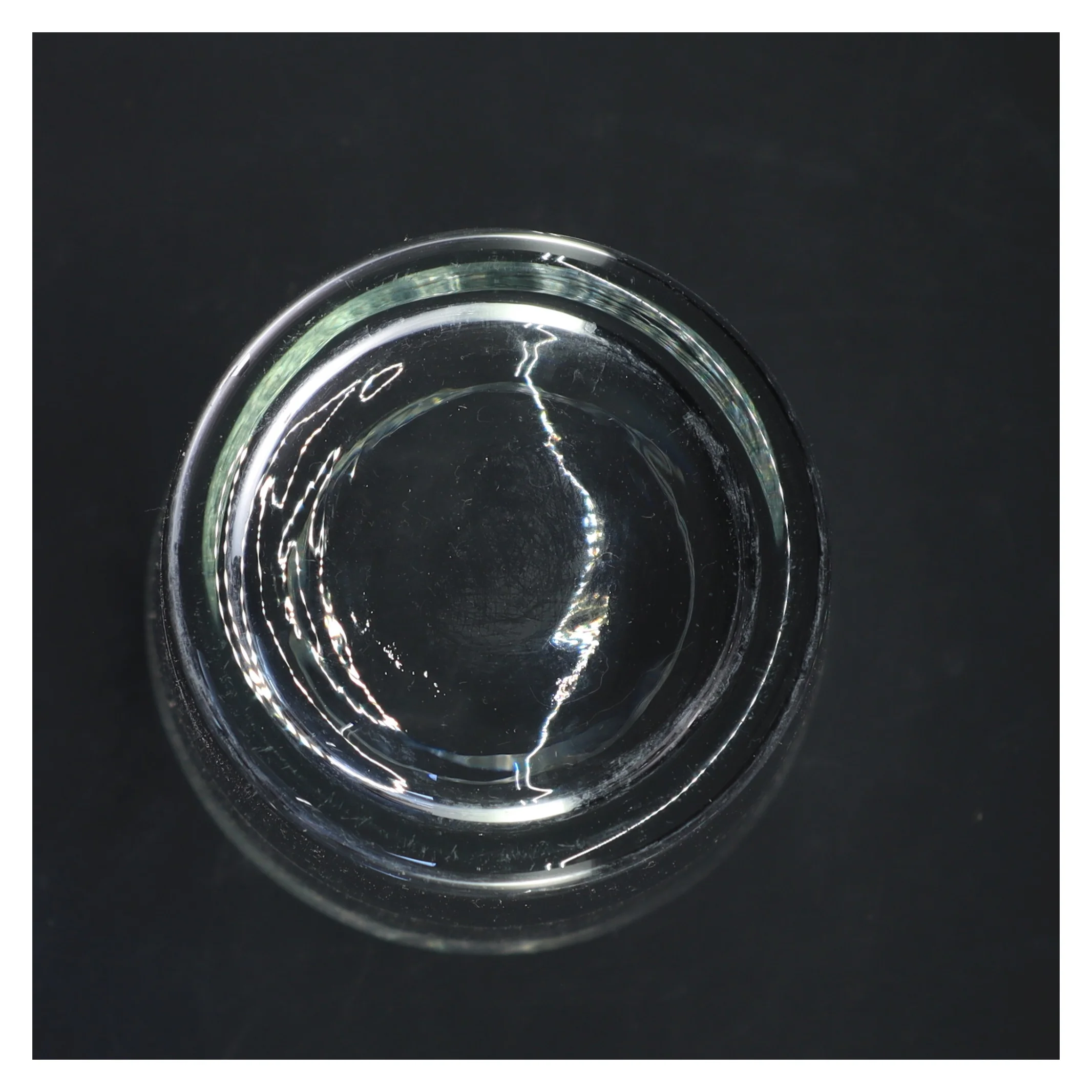 Høj glas vase (str. 30 cm)