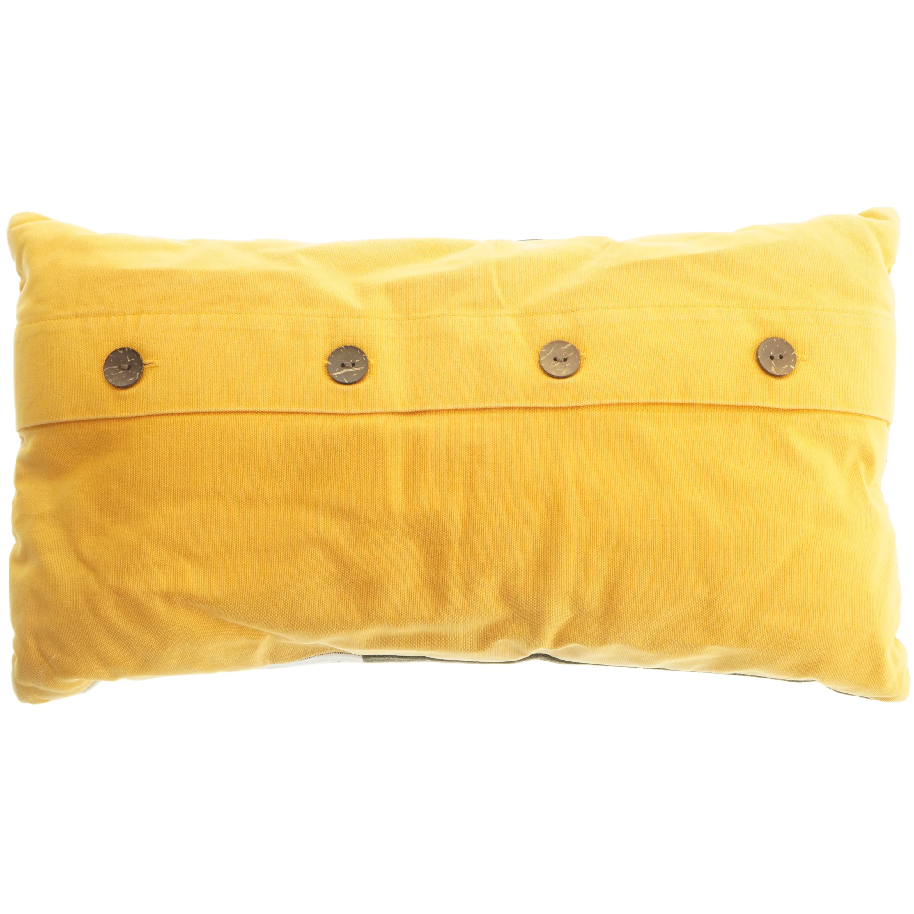 Polkaprikket pyntepude (str. 47x26 cm)