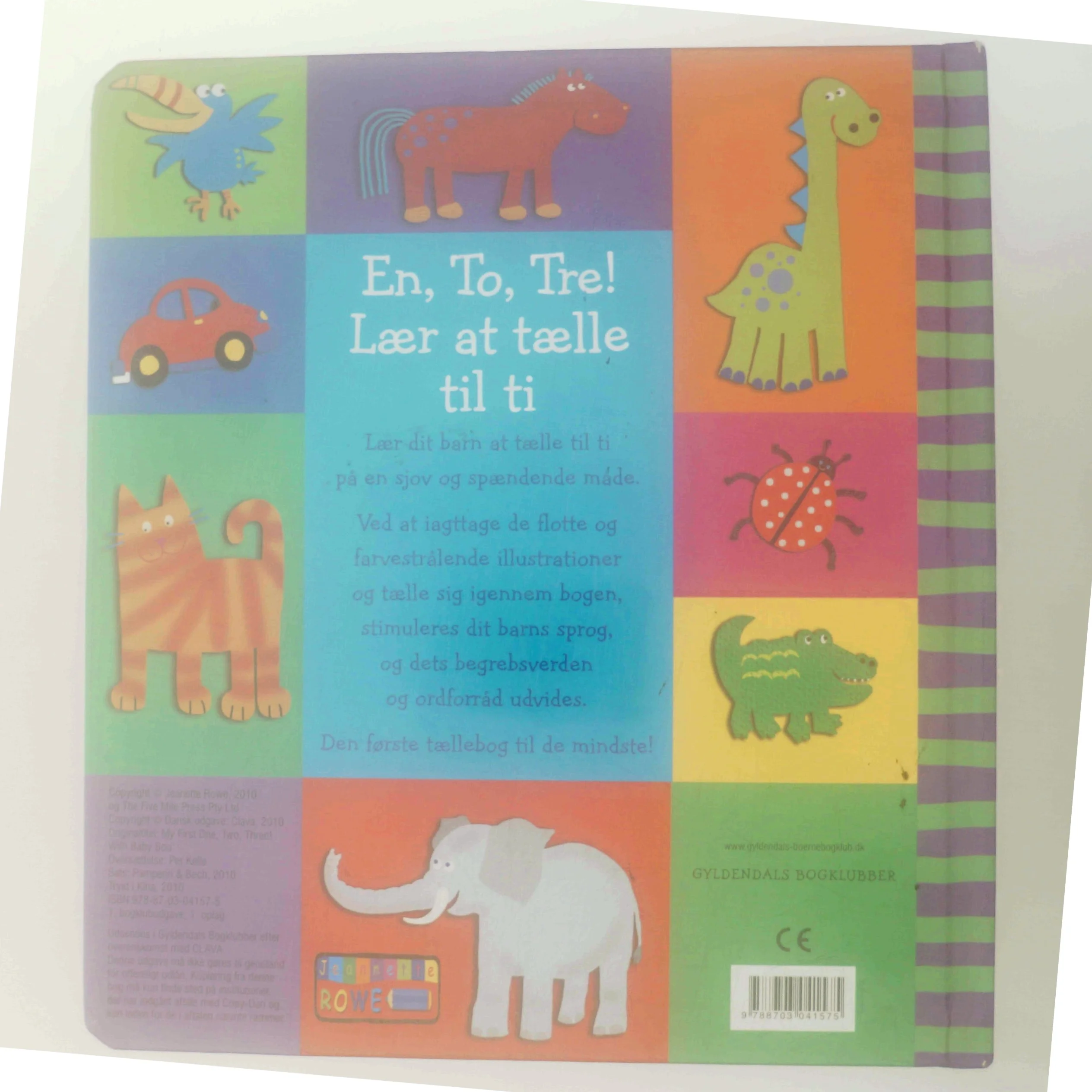 En, to, tre! - lær at tælle til ti af Jeannette Rowe (Bog)