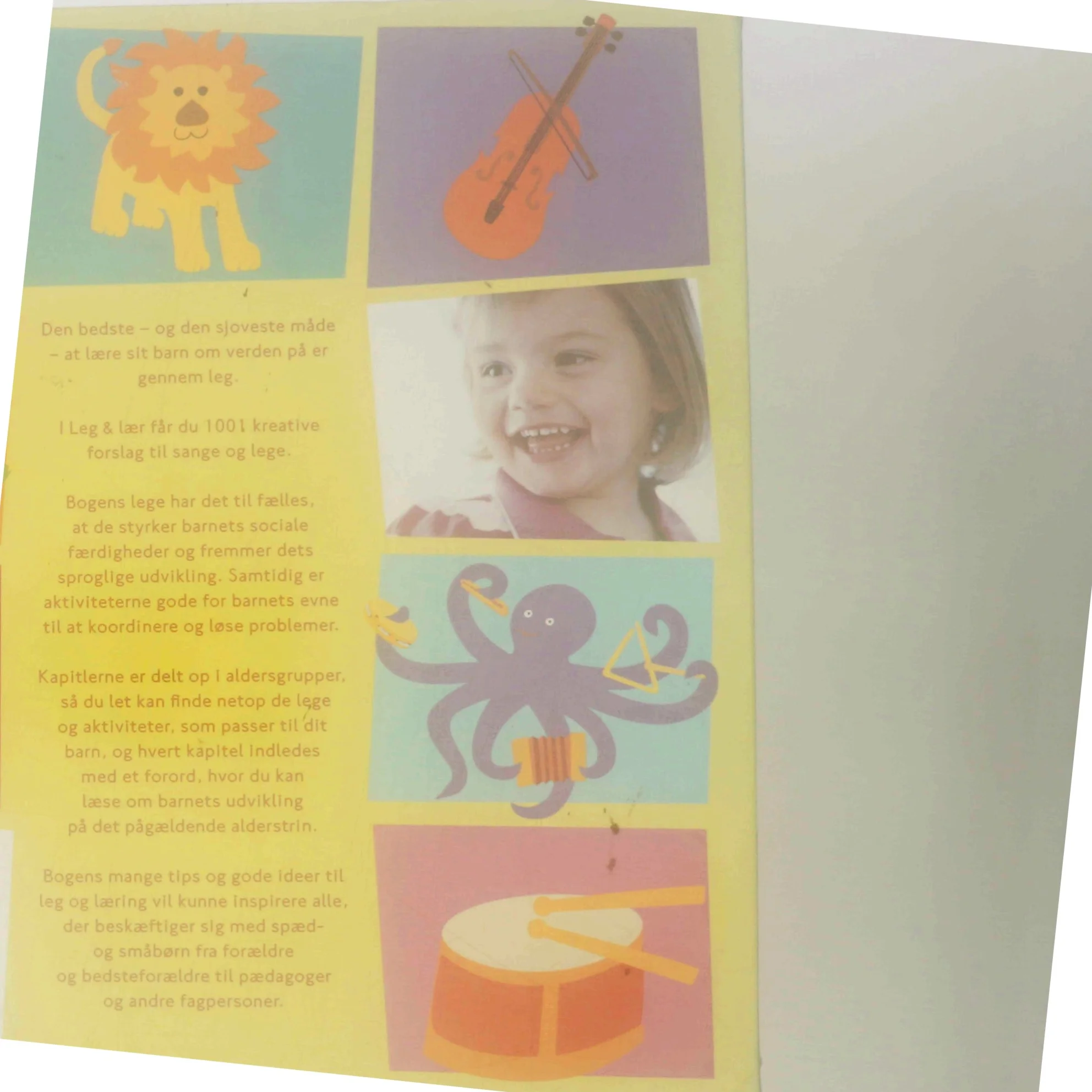 Leg & lær : 1001 sjove aktiviteter til børn fra 0-6 år (Bog)