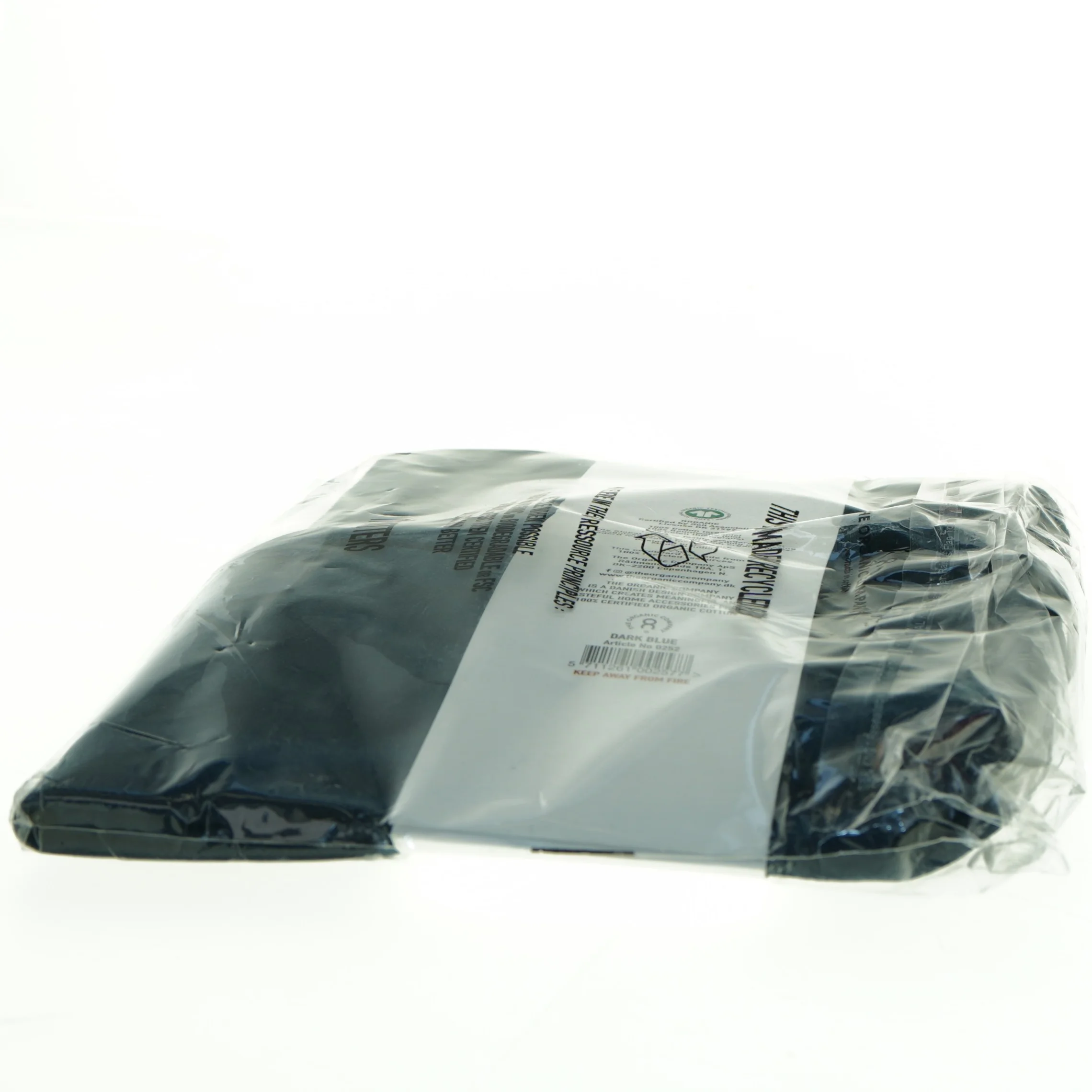 Mørkeblå frokosttaske fra The Organic Company (str. 30 x, 39 x 12 cm)