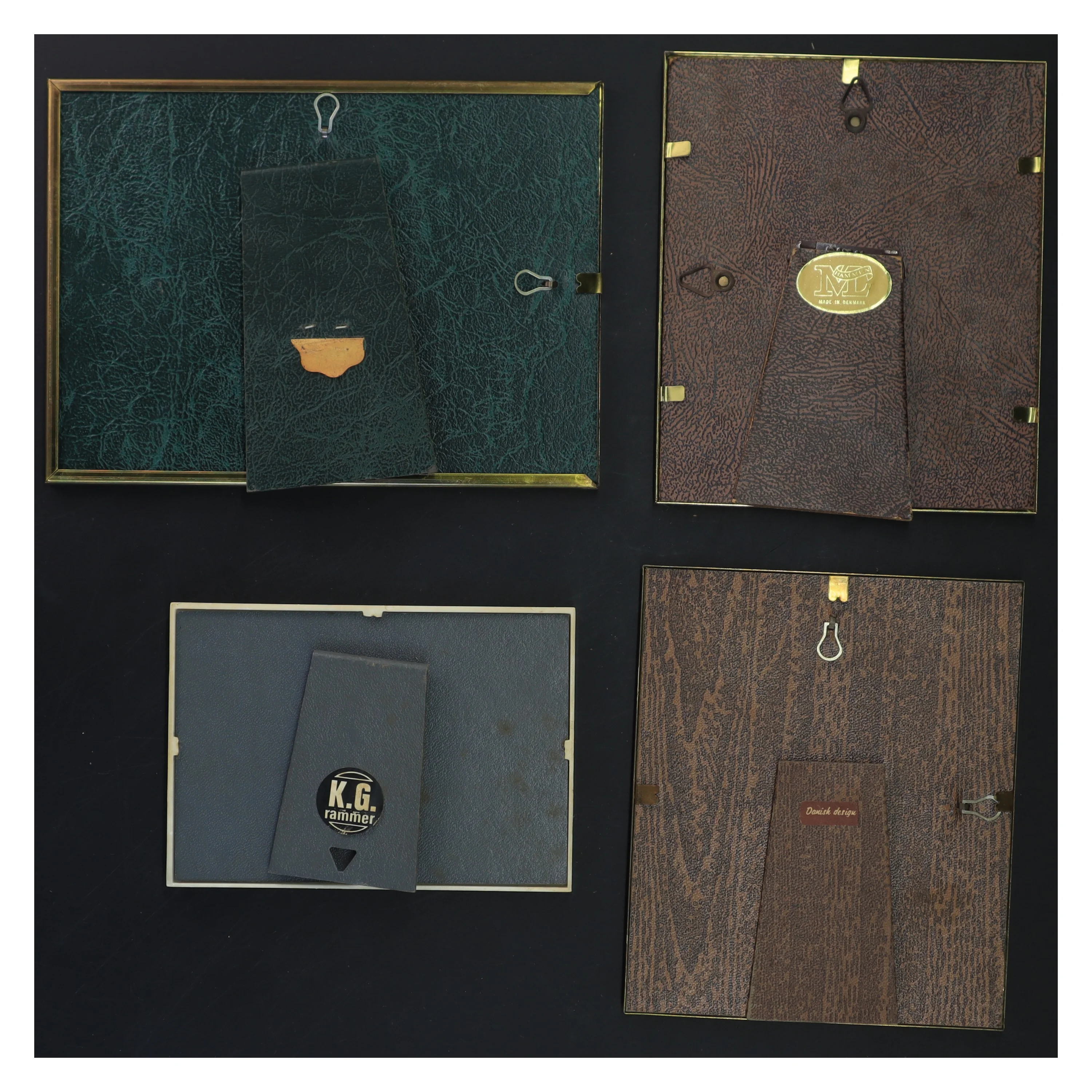 Rammer i forskellige størrelser (str. 18x13&15x12,5&15x12,5&13x9 cm)