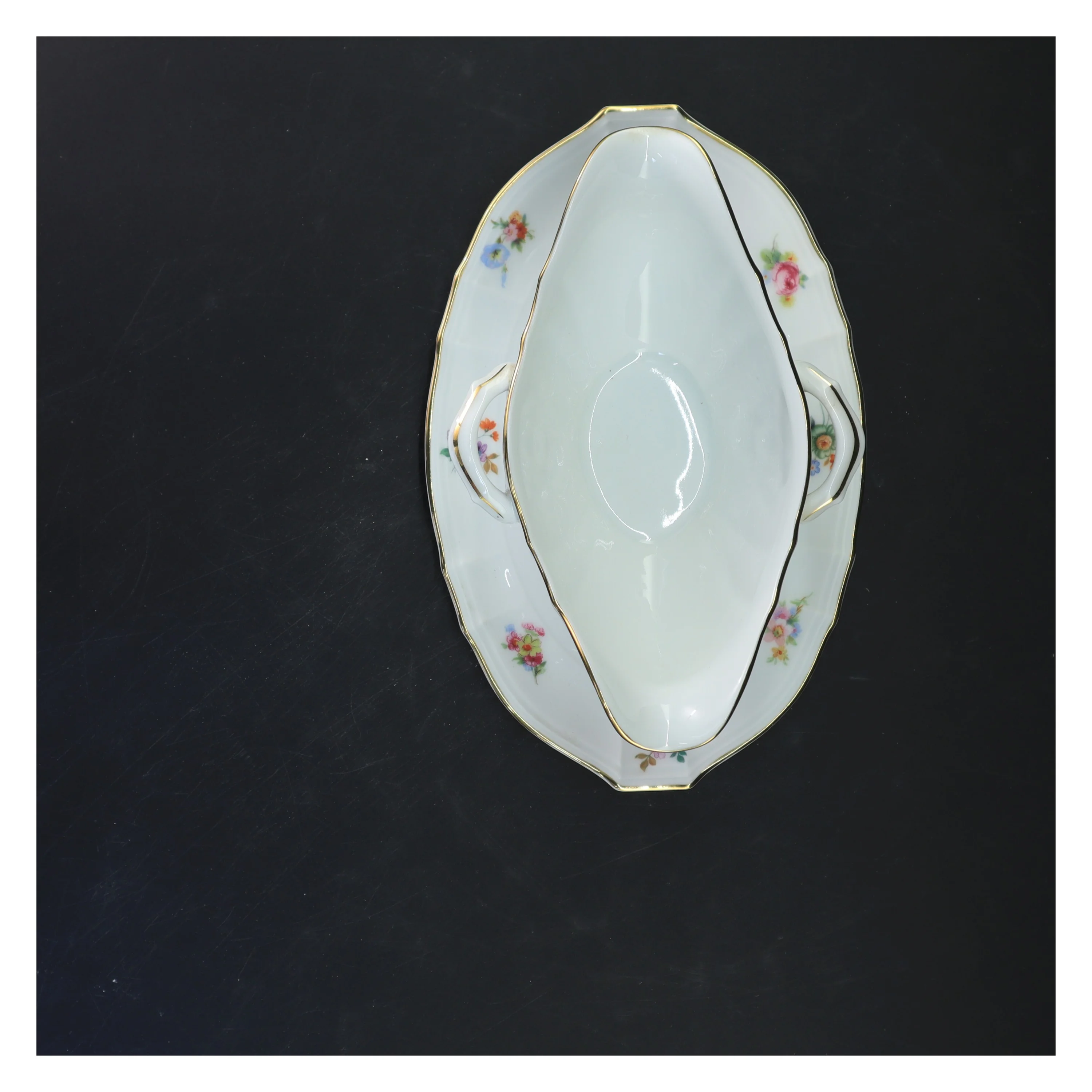 Sovseskål med underfad (str. 25x11 cm)