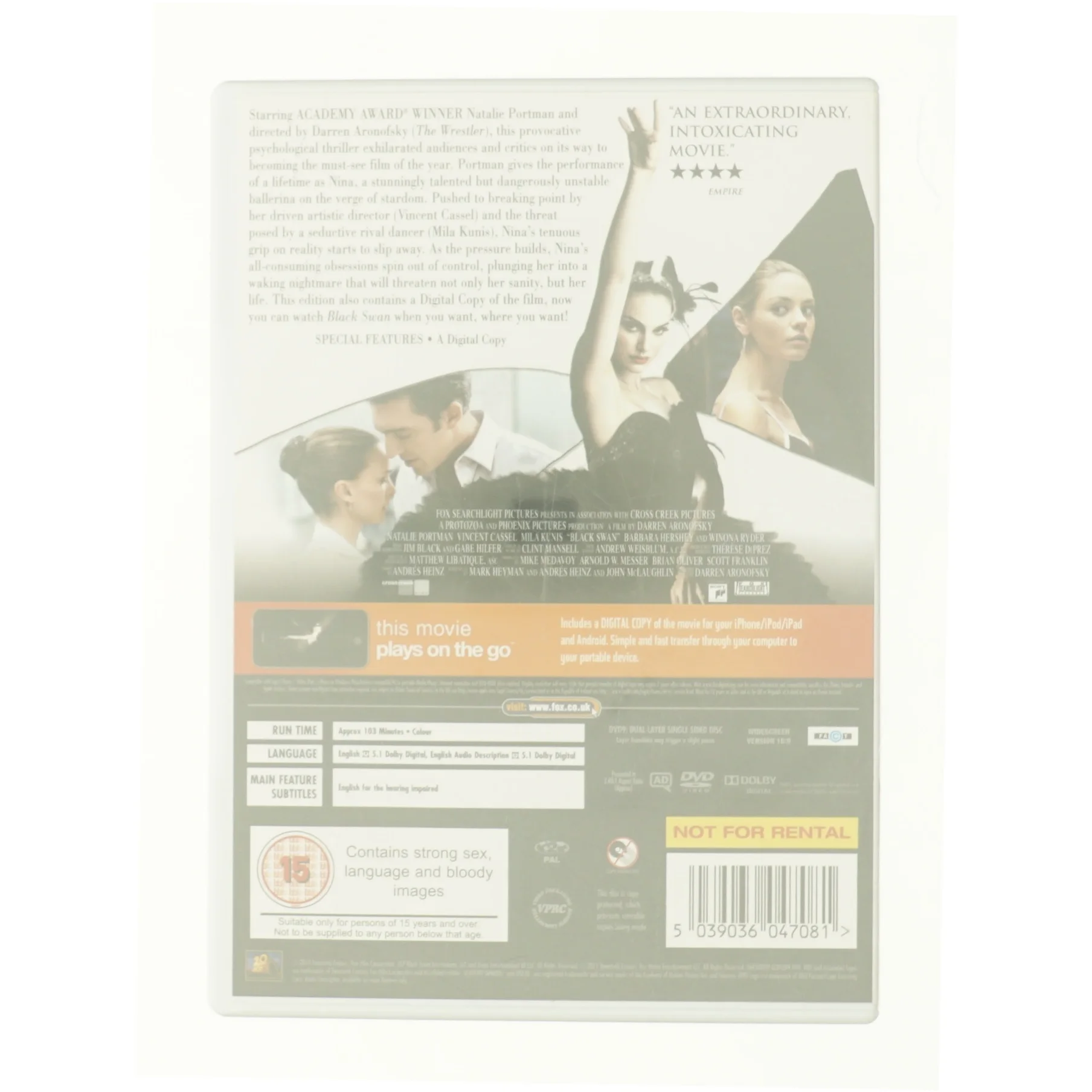 Black Swan fra DVD