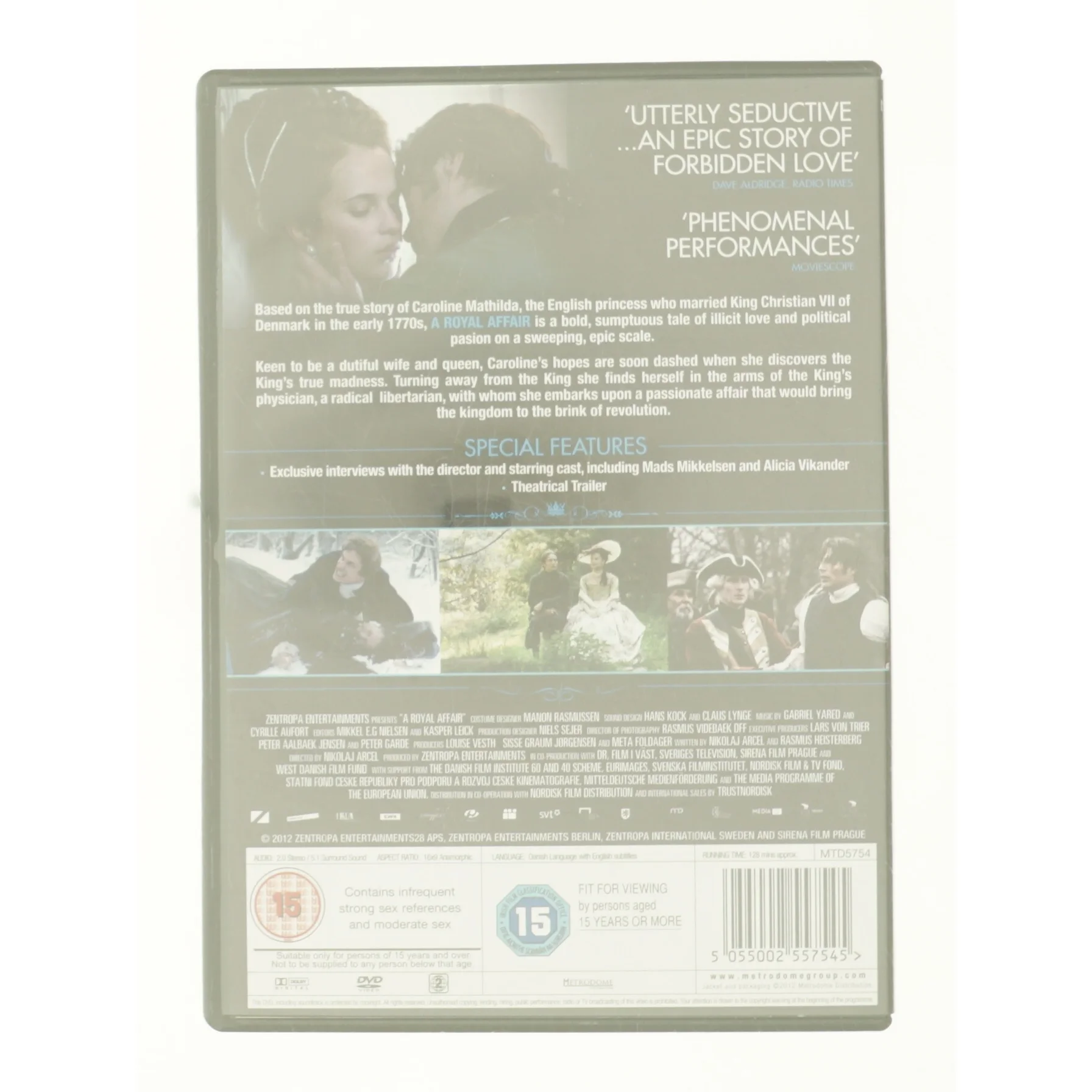 A Royal Affair fra DVD