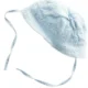 Blå og hvid stribet solhat til baby fra H&M (str. 56)