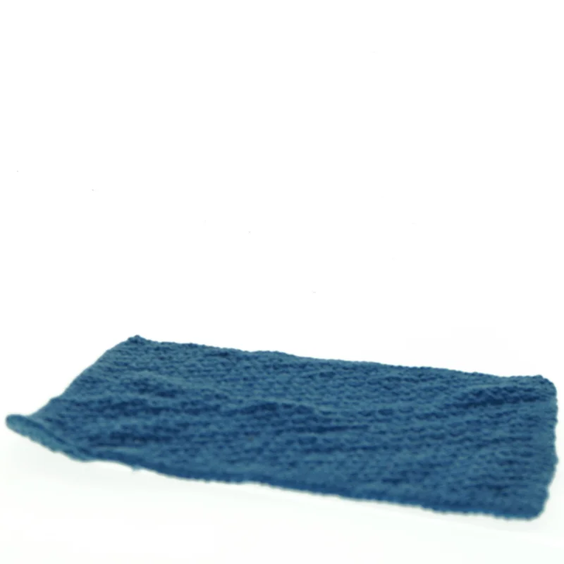 Strikket blå klud (str. 23 x 18 cm)