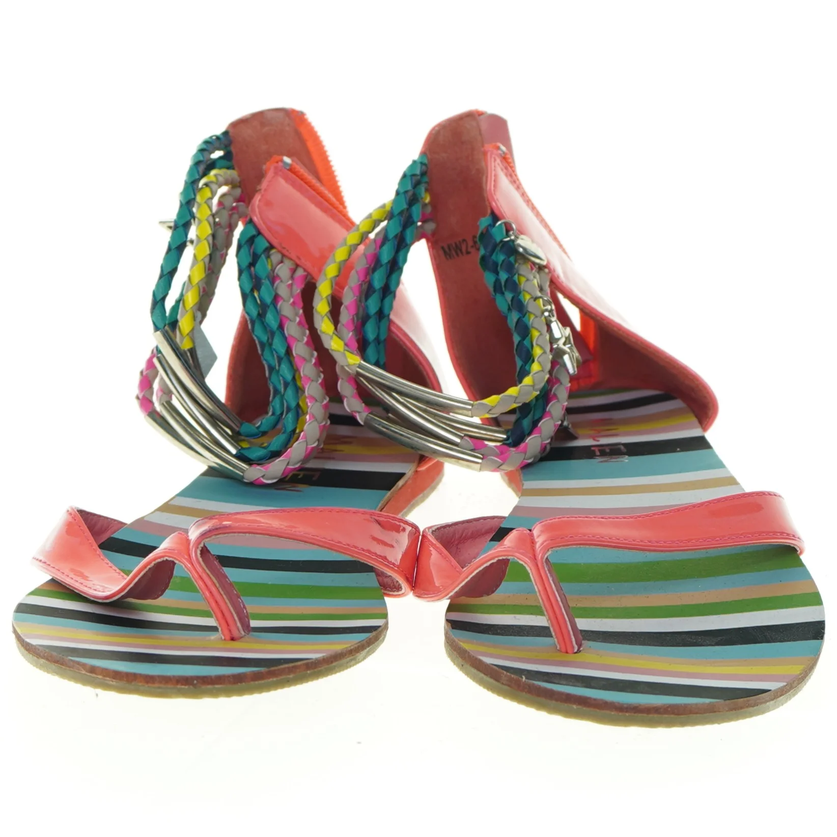 Farverige sandaler (str. 37)