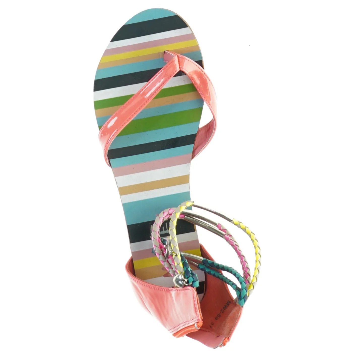Farverige sandaler (str. 37)
