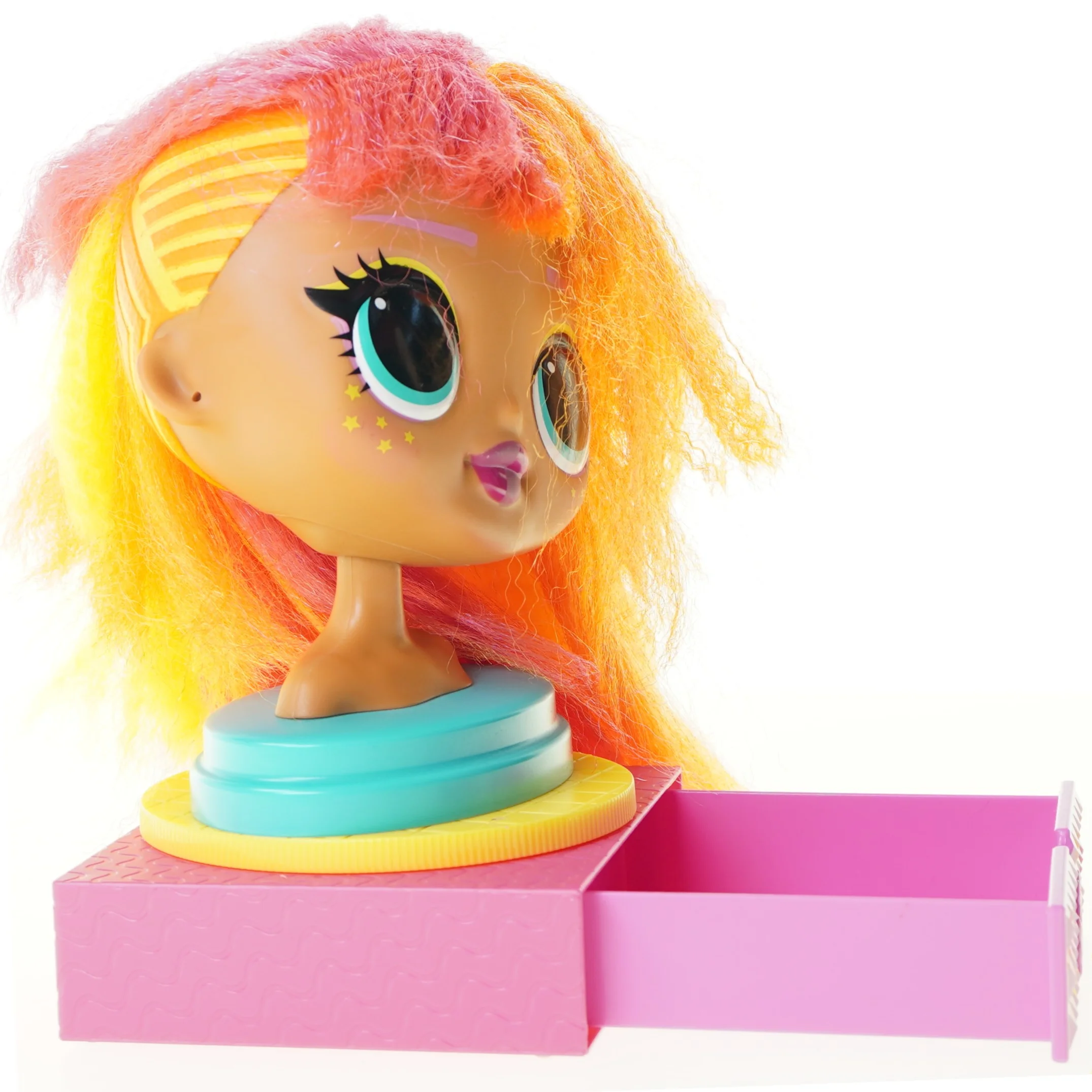Dukkehoved til at sætte hår fra Omg Makeover LOL (str. 20 x 13 x 12 cm)