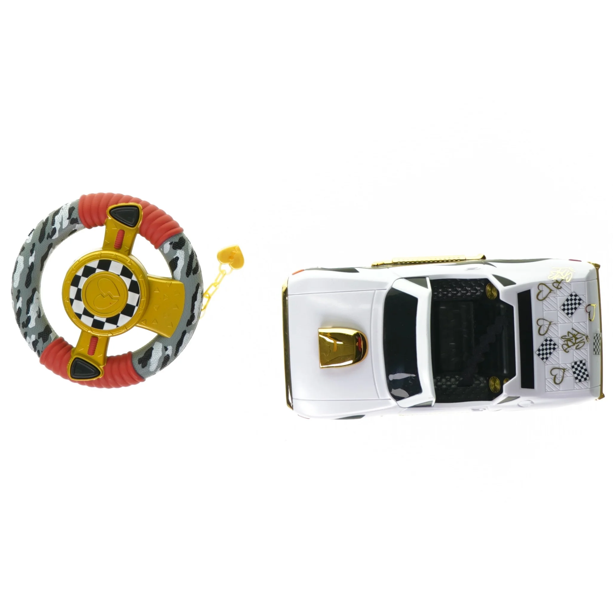 Legetøjsbil med tilhørende rat fra Lol Surprise (str. 21 x 10 x 5 cm)