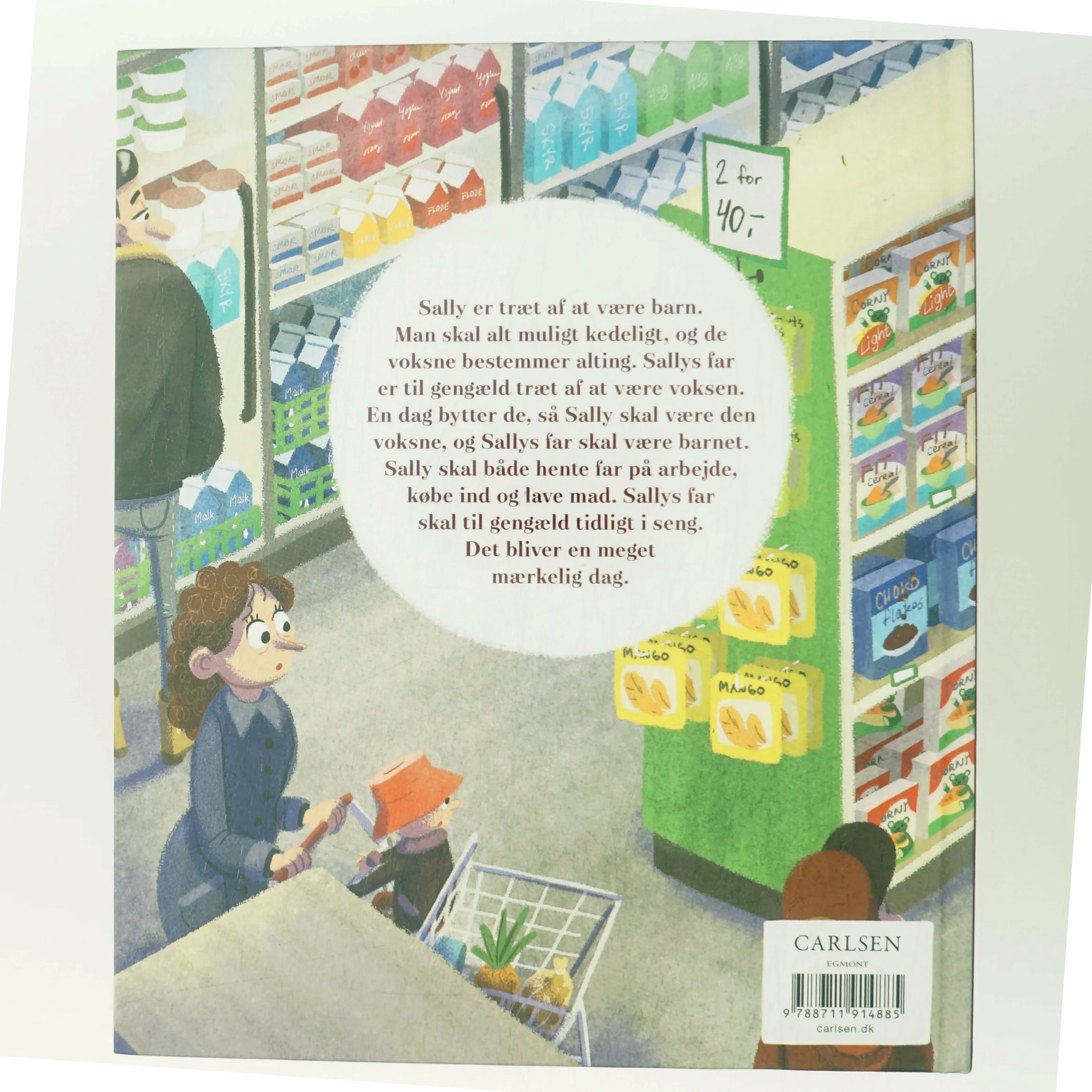 Sallys far gider ikke være voksen af Thomas Brunstrøm (Bog)