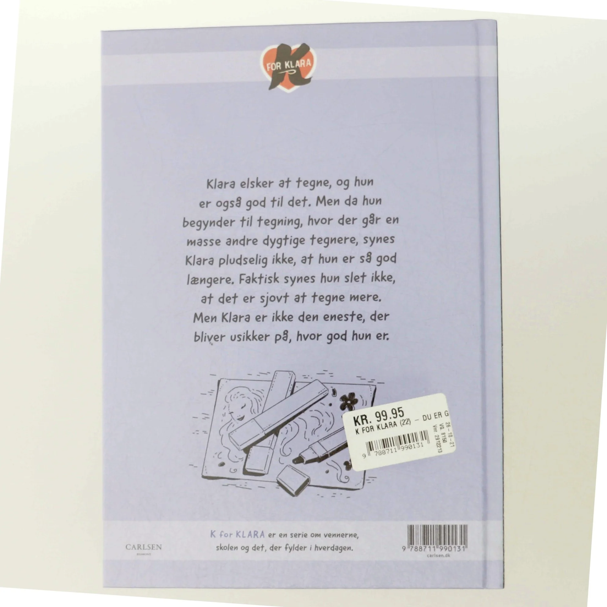 K for Klara, Du er god nok! af Line Kyed Knudsen (Bog)