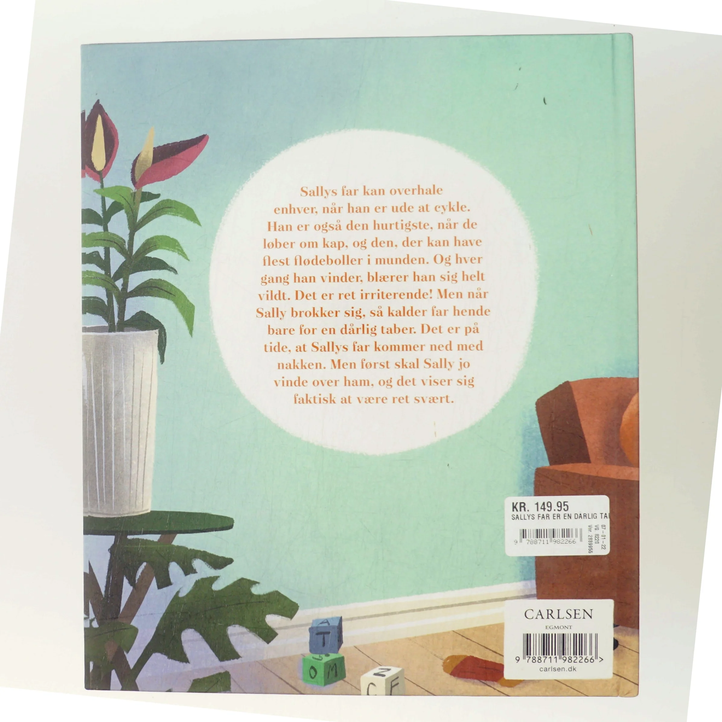 Sallys far er en dårlig taber (Bog)