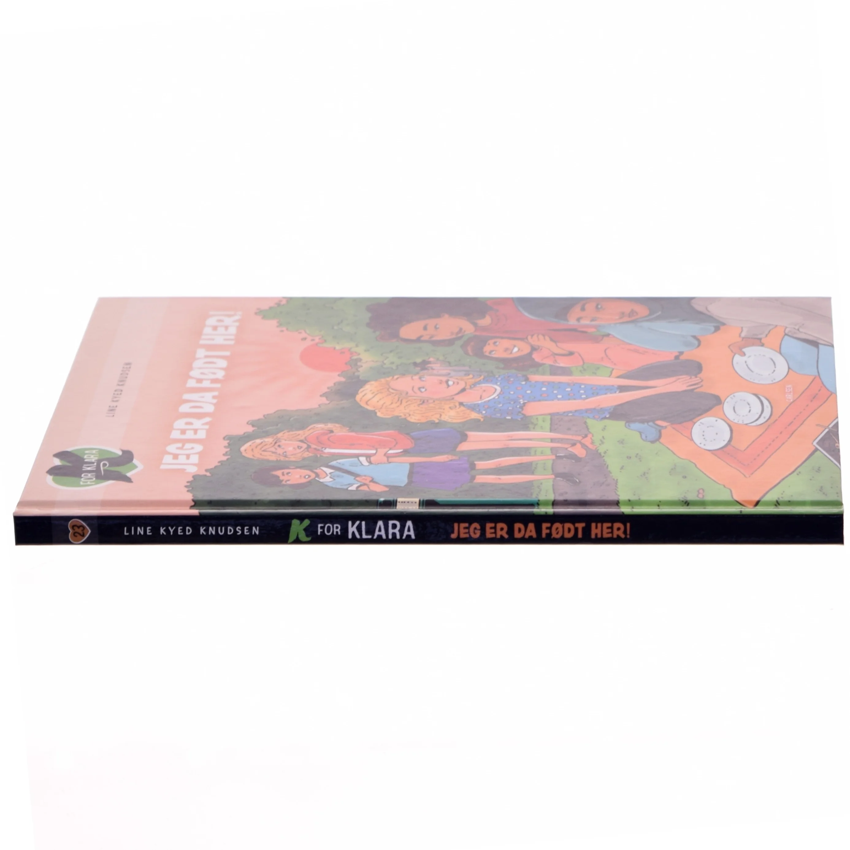 K for Klara, Jeg er da født her! af Line Kyed Knudsen (Bog)