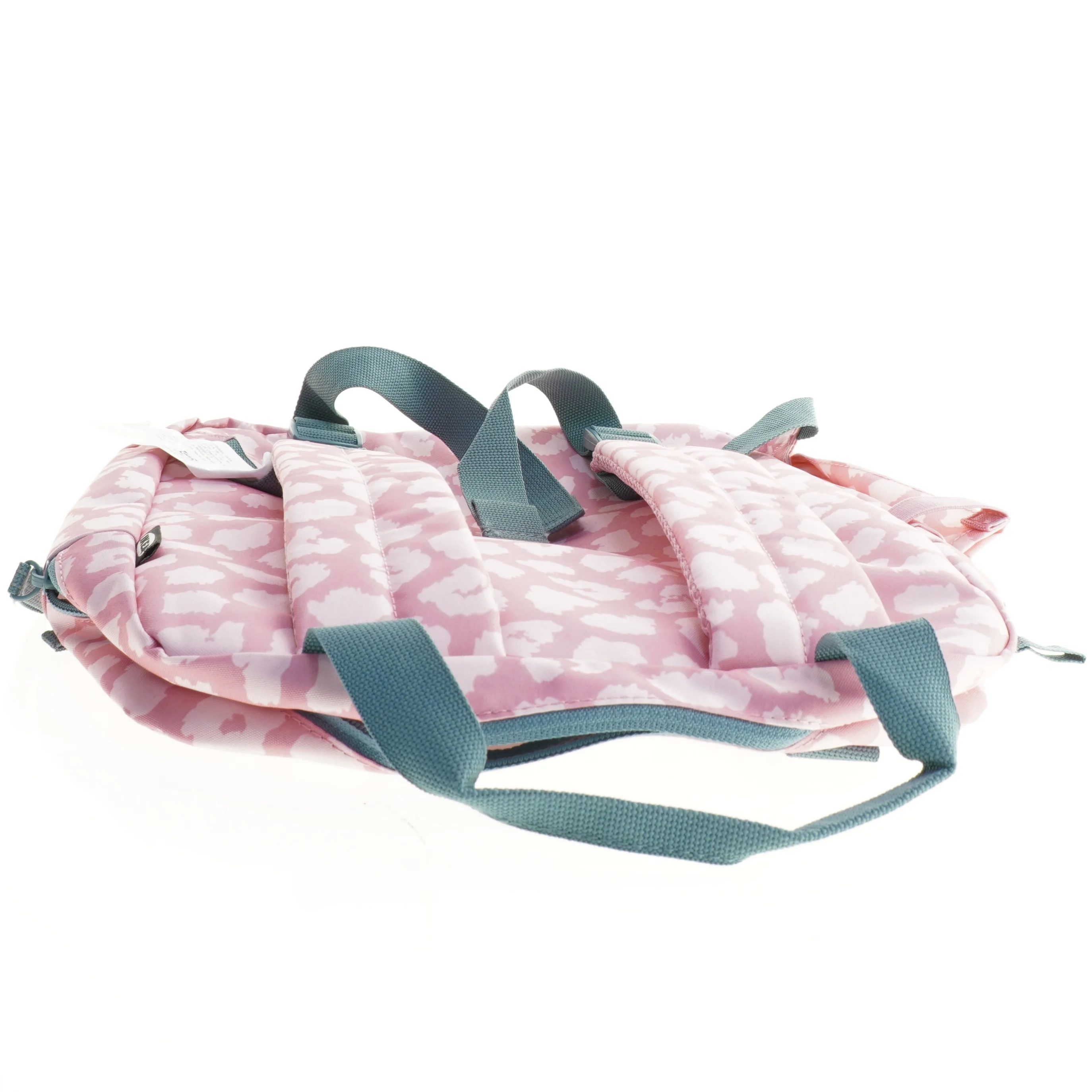 Lyserød og grå børne rygsæk med dyremønster fra IKEA (str. 40 x 32 cm)