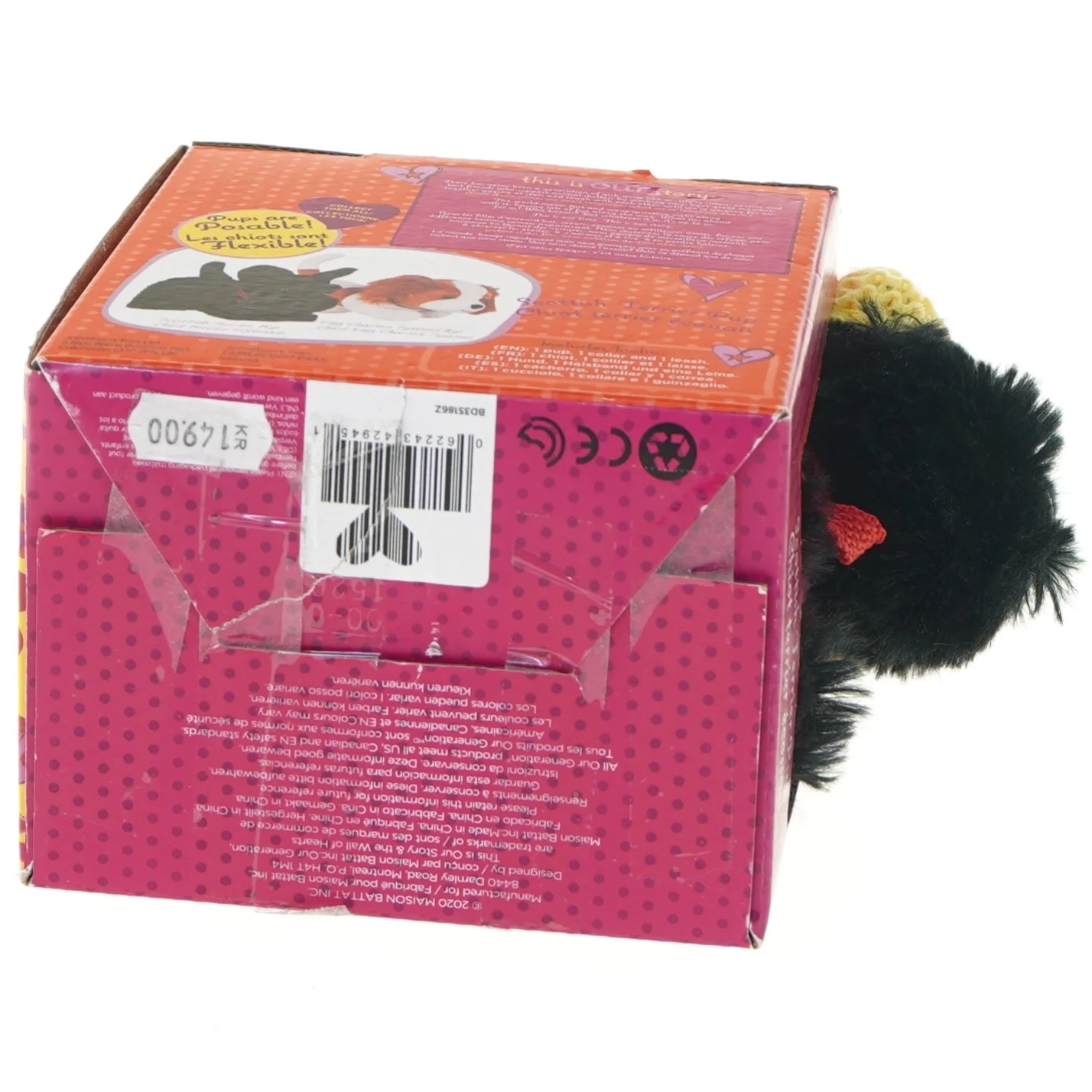 Scottish Terrier Pup tøjdyr fra Our Generation (str. 20x13x10 cm)