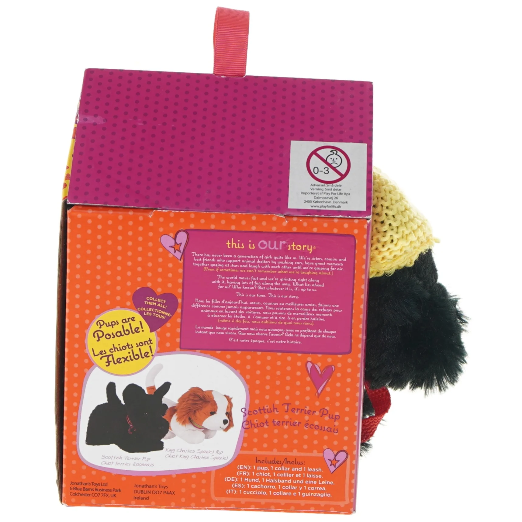 Scottish Terrier Pup tøjdyr fra Our Generation (str. 20x13x10 cm)