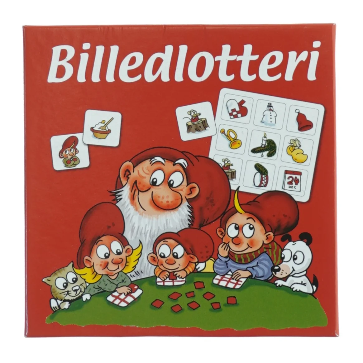 Jule-Billedlotteri fra Julius (str. 14 x 14 x 4 cm)