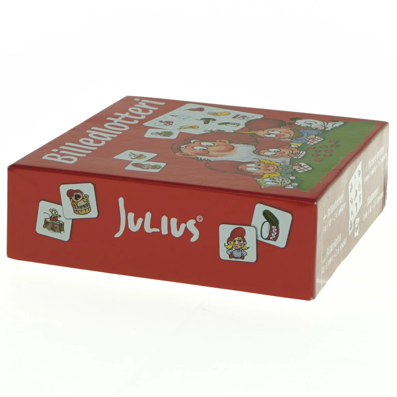 Jule-Billedlotteri fra Julius (str. 14 x 14 x 4 cm)