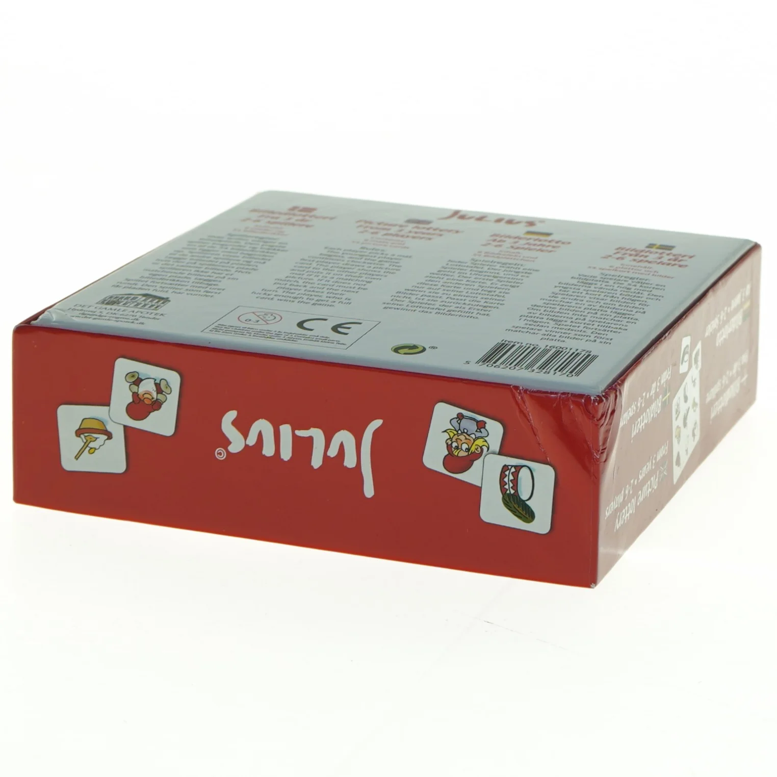 Jule-Billedlotteri fra Julius (str. 14 x 14 x 4 cm)