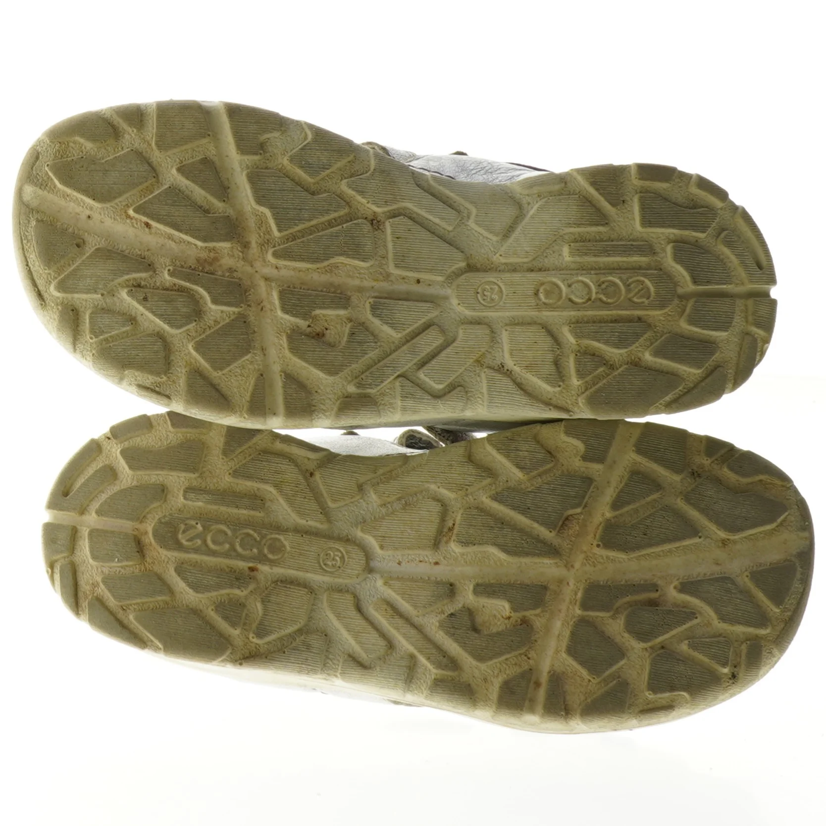 Sølvfarvede børnesandaler fra Ecco (str. 25)