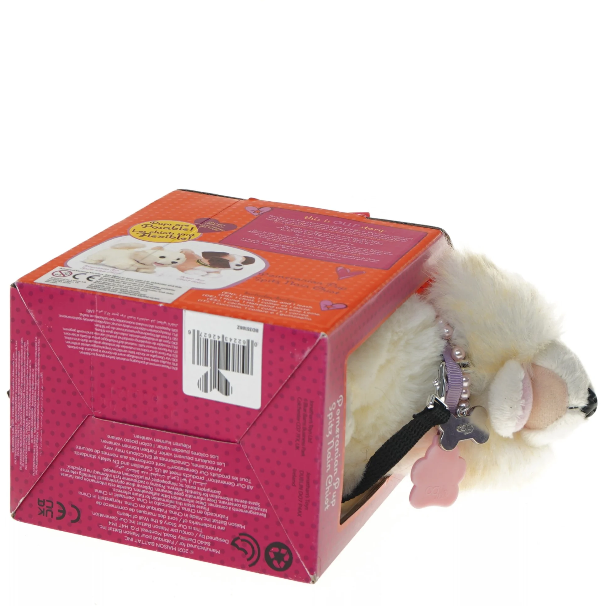 Poserbar Pomeranian hundelegetøj fra Our Generation (str. 20x13x10 cm)