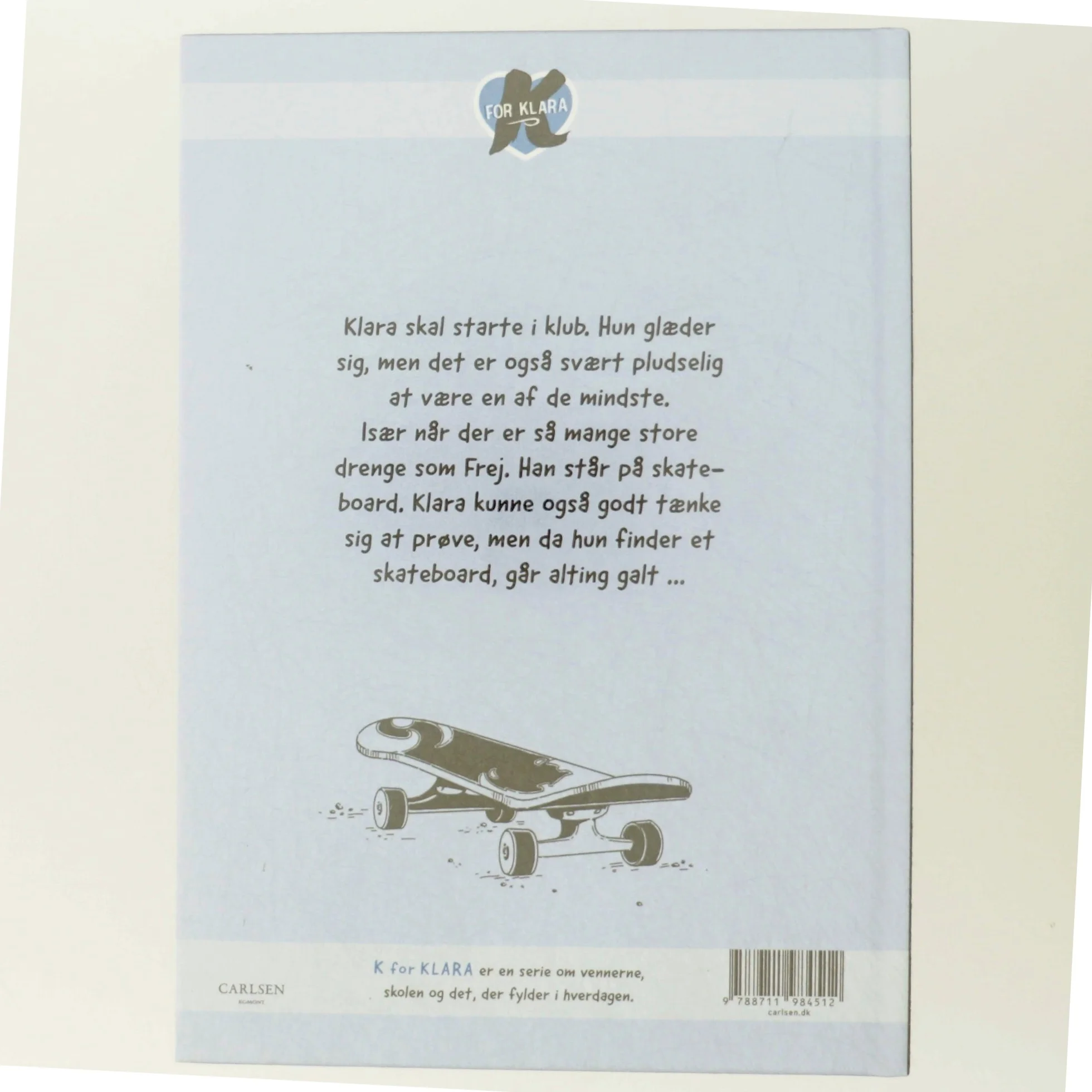 K for Klara, Den nye klub af Line Kyed Knudsen (Bog)