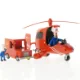 Postmand Per legetøjshelikopter med figurer (str. 26 x 16 x 18 cm og 12 x 7 x 8 cm)