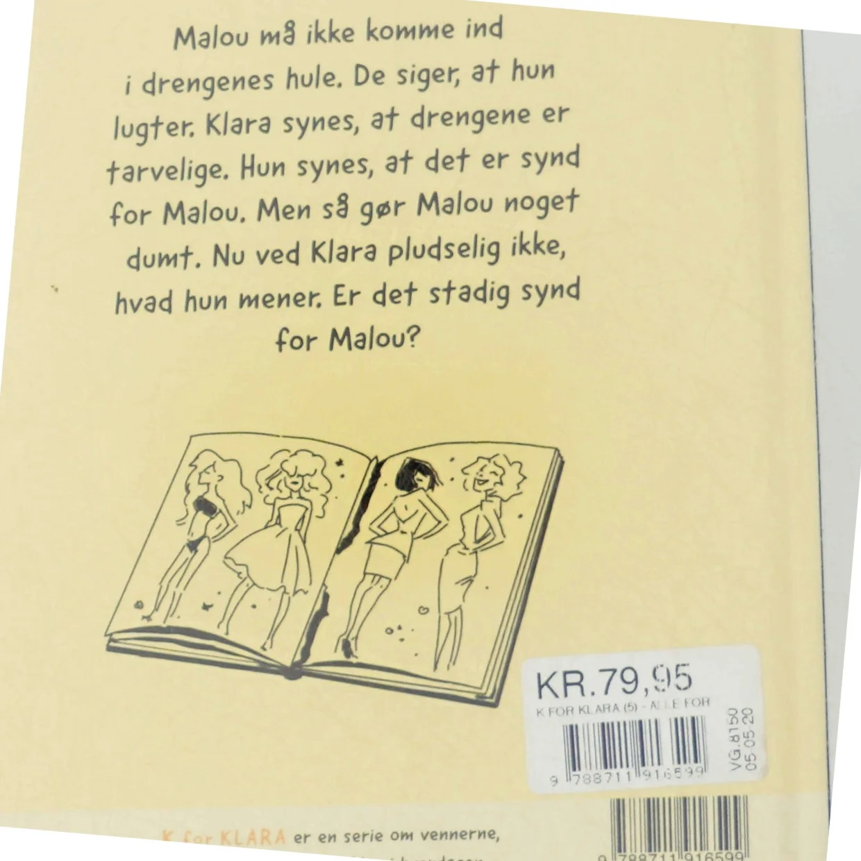 K for Klara, Alle for én! af Line Kyed Knudsen (Bog)