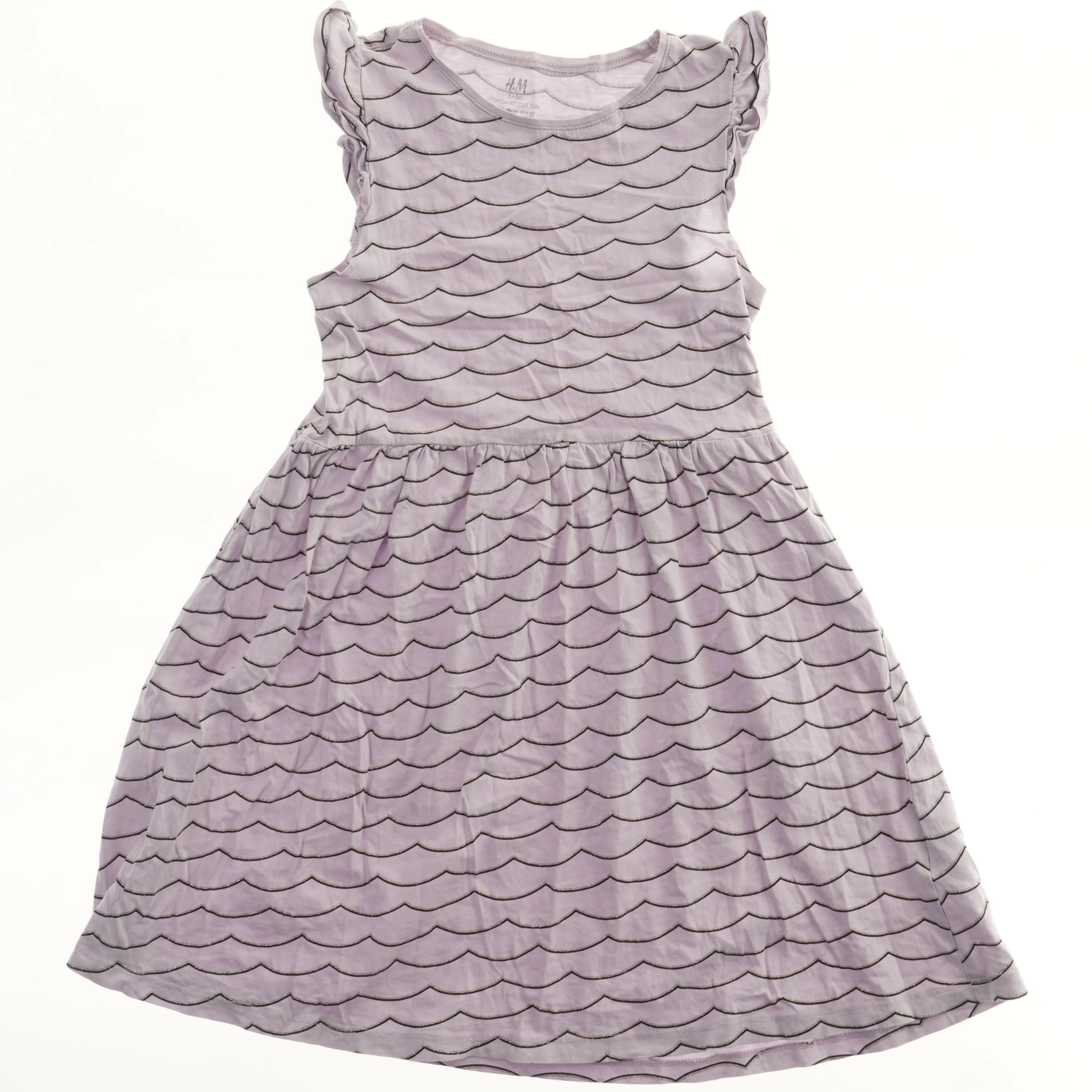 Pigekjole med bølgemønster fra H&M (str. 140)