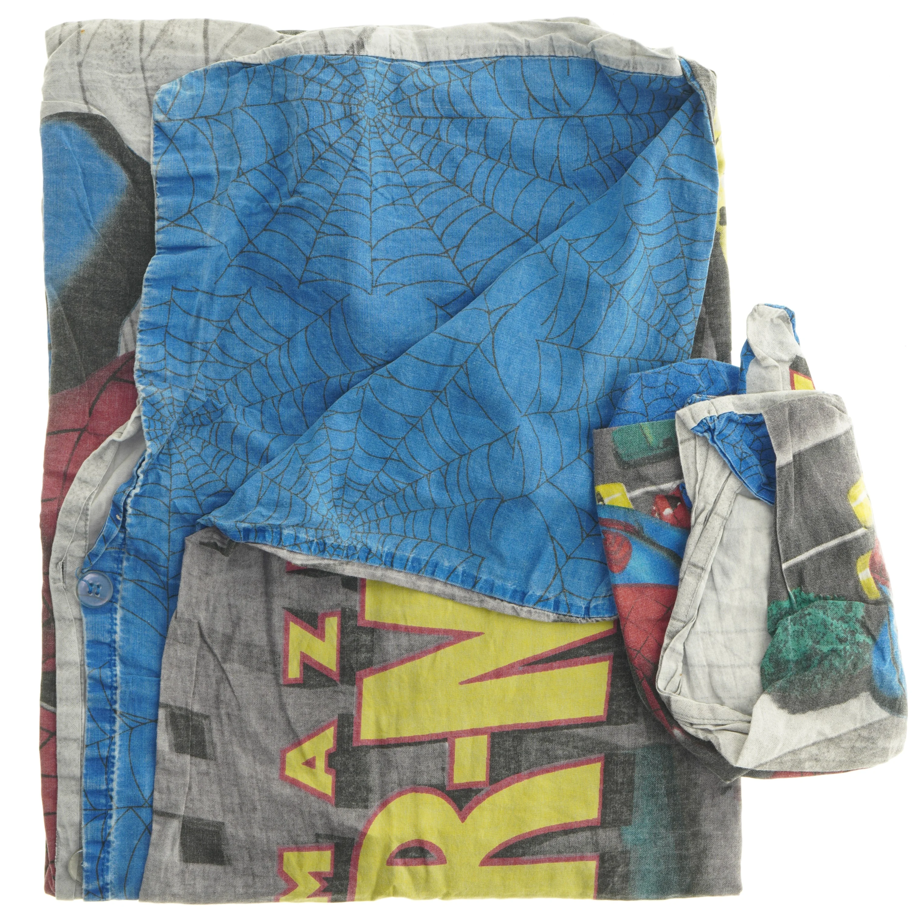 Spider-Man junior sengetøj fra Marvel (str. 41x40 & 90x140 cm)