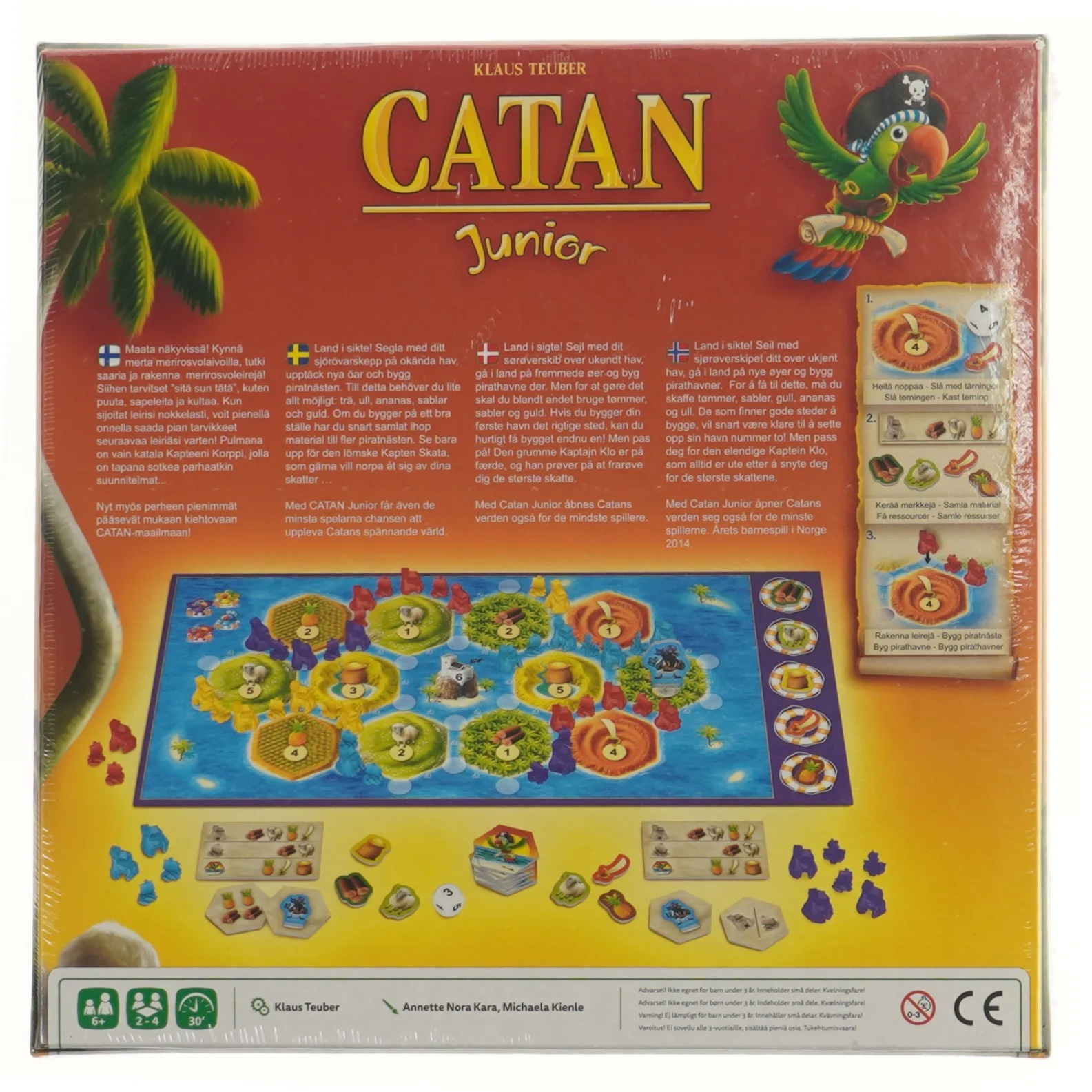 Catan Junior brætspil fra Lautapelit (str. 30x30 cm)