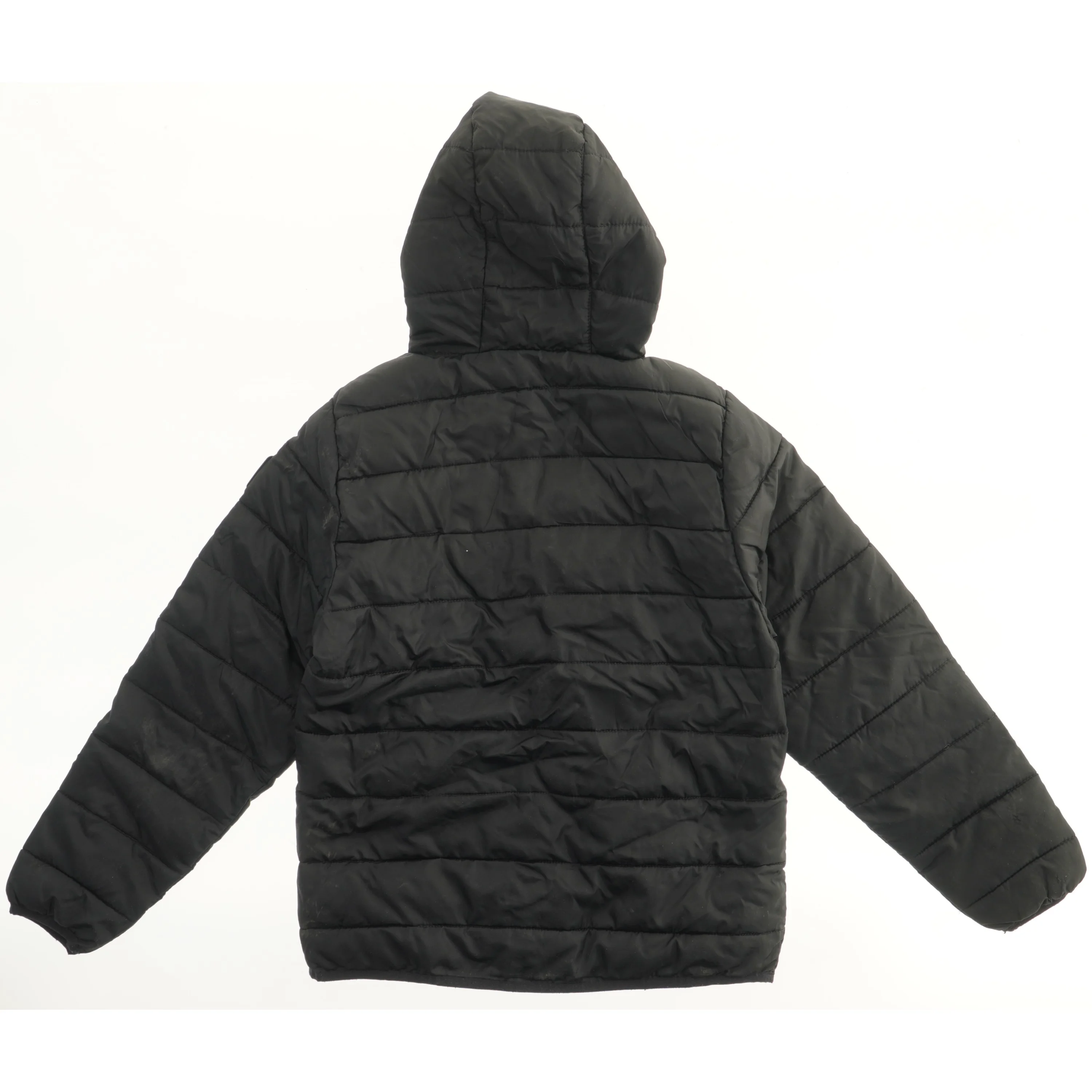 Sort vinterjakke med hætte fra Givova (str. XS)