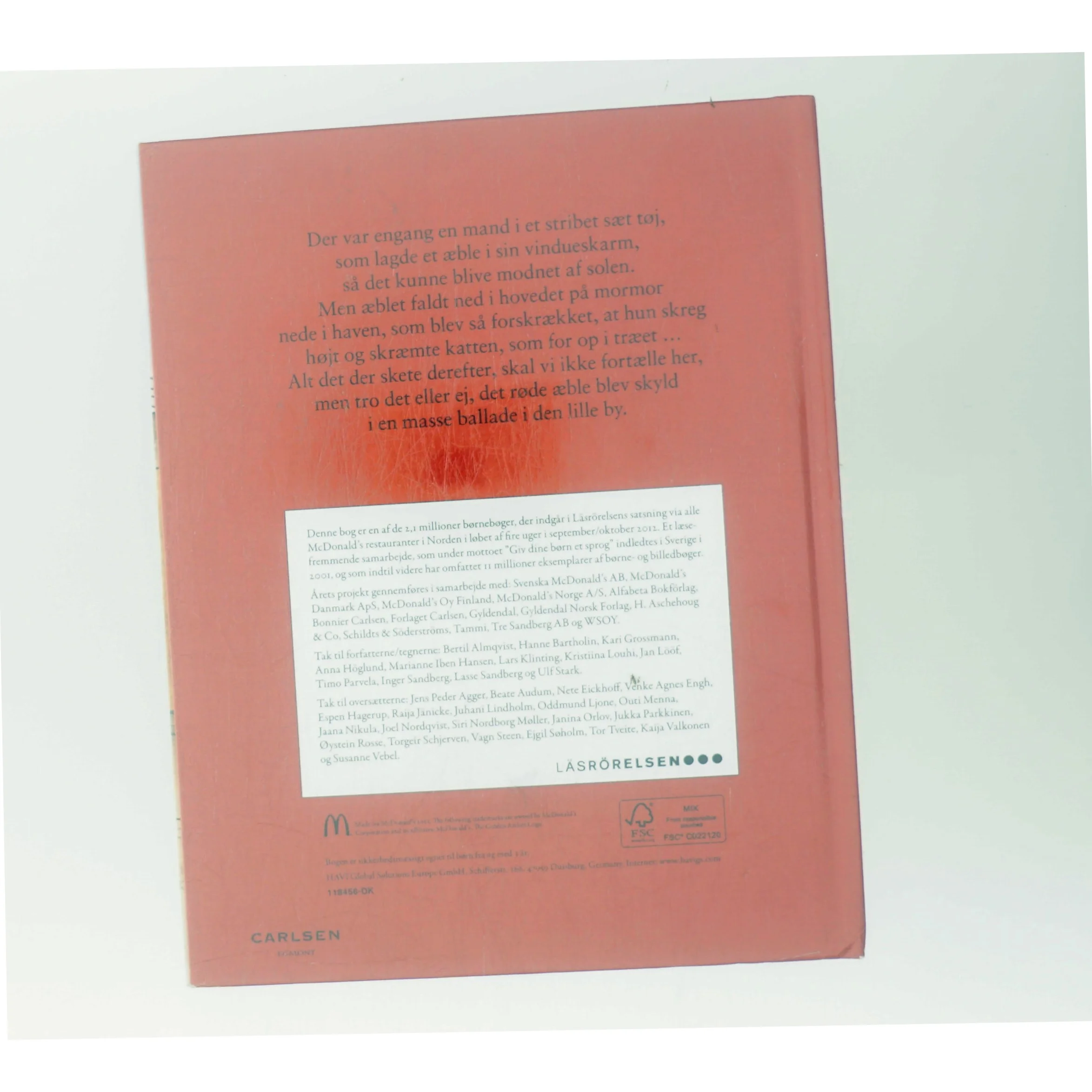 Historien om det røde æble af Jan Lööf (Bog)