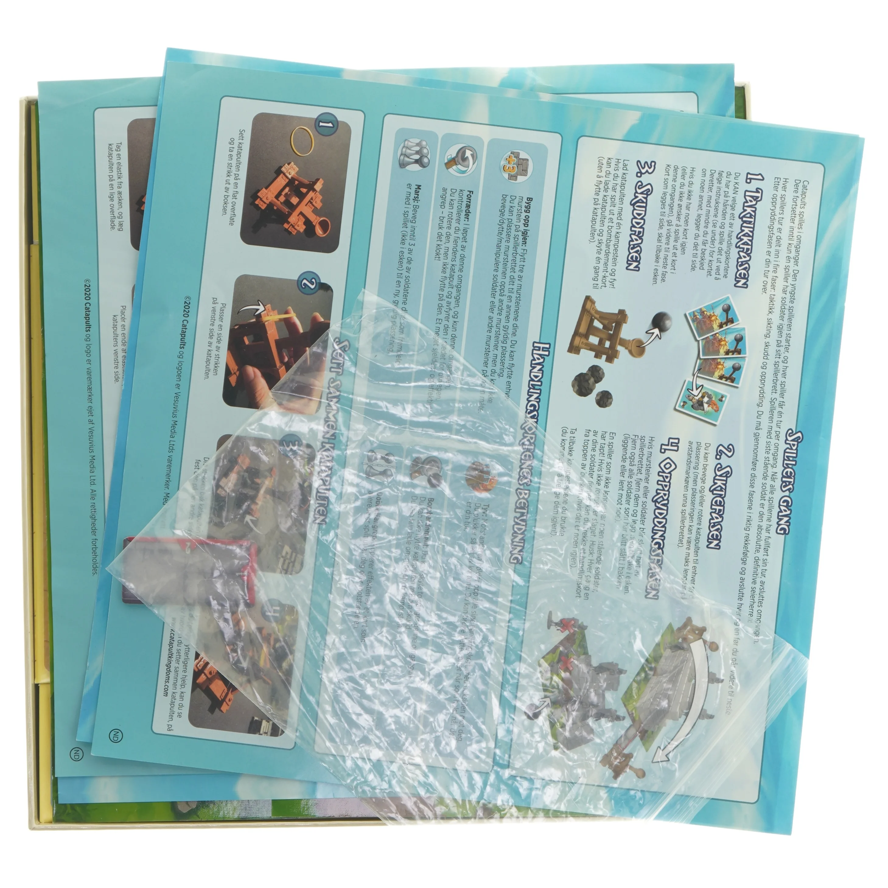 Catapults brætspil fra Lautapelit (str. 28x28 cm)