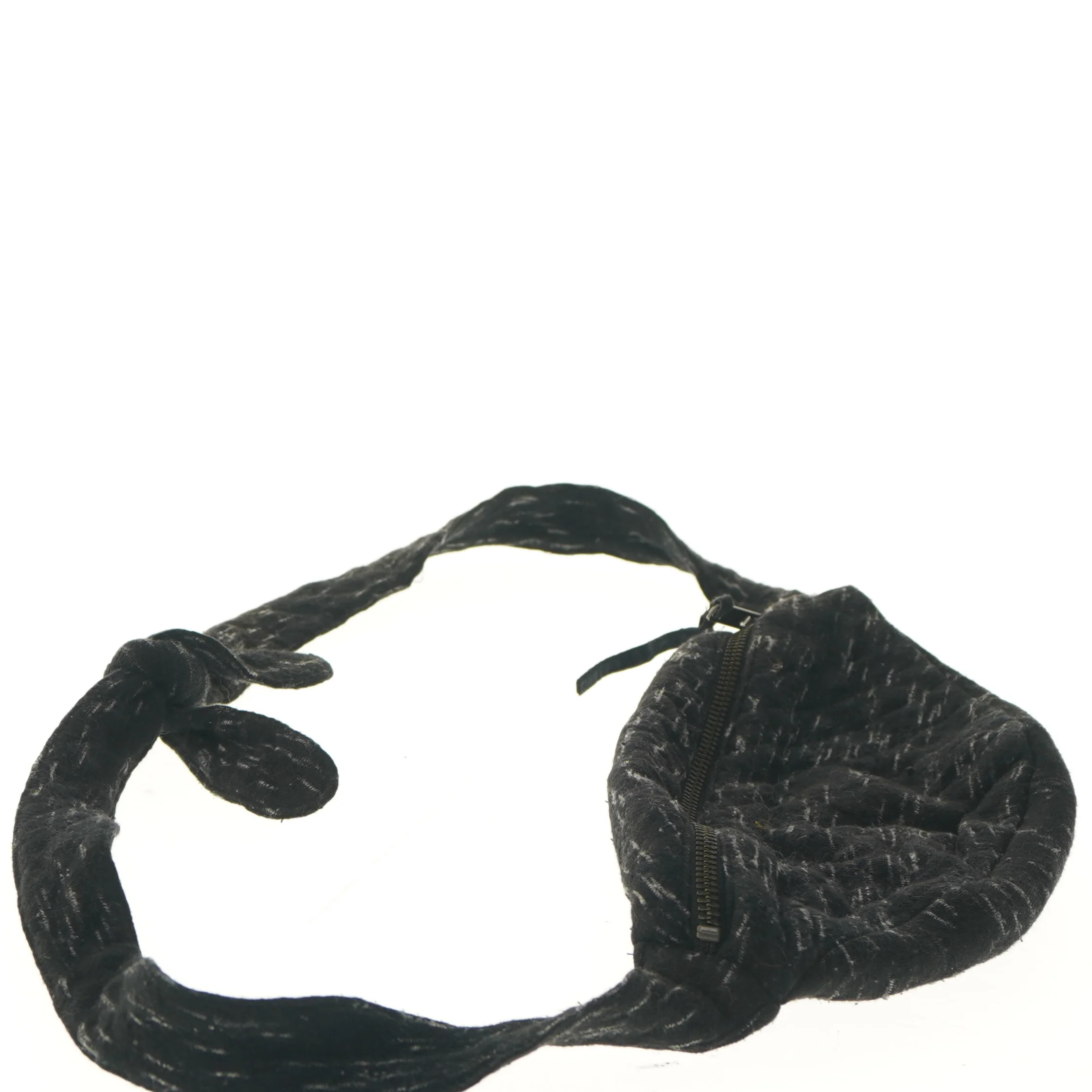 Lille blød bæltetaske med lynlås (str. 30x15 cm)