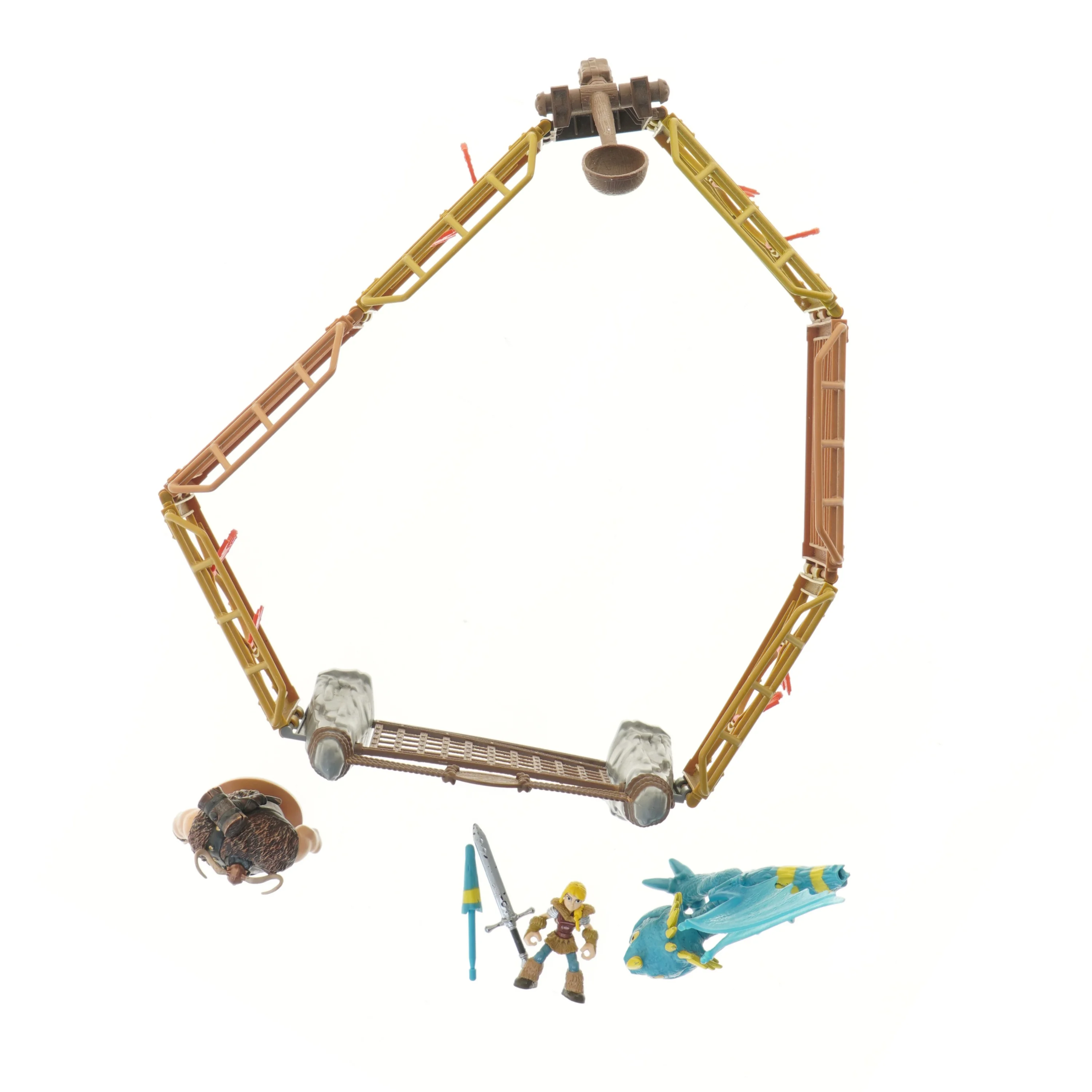 Dragelegetøjsæt med figurer (str. 49 cm)