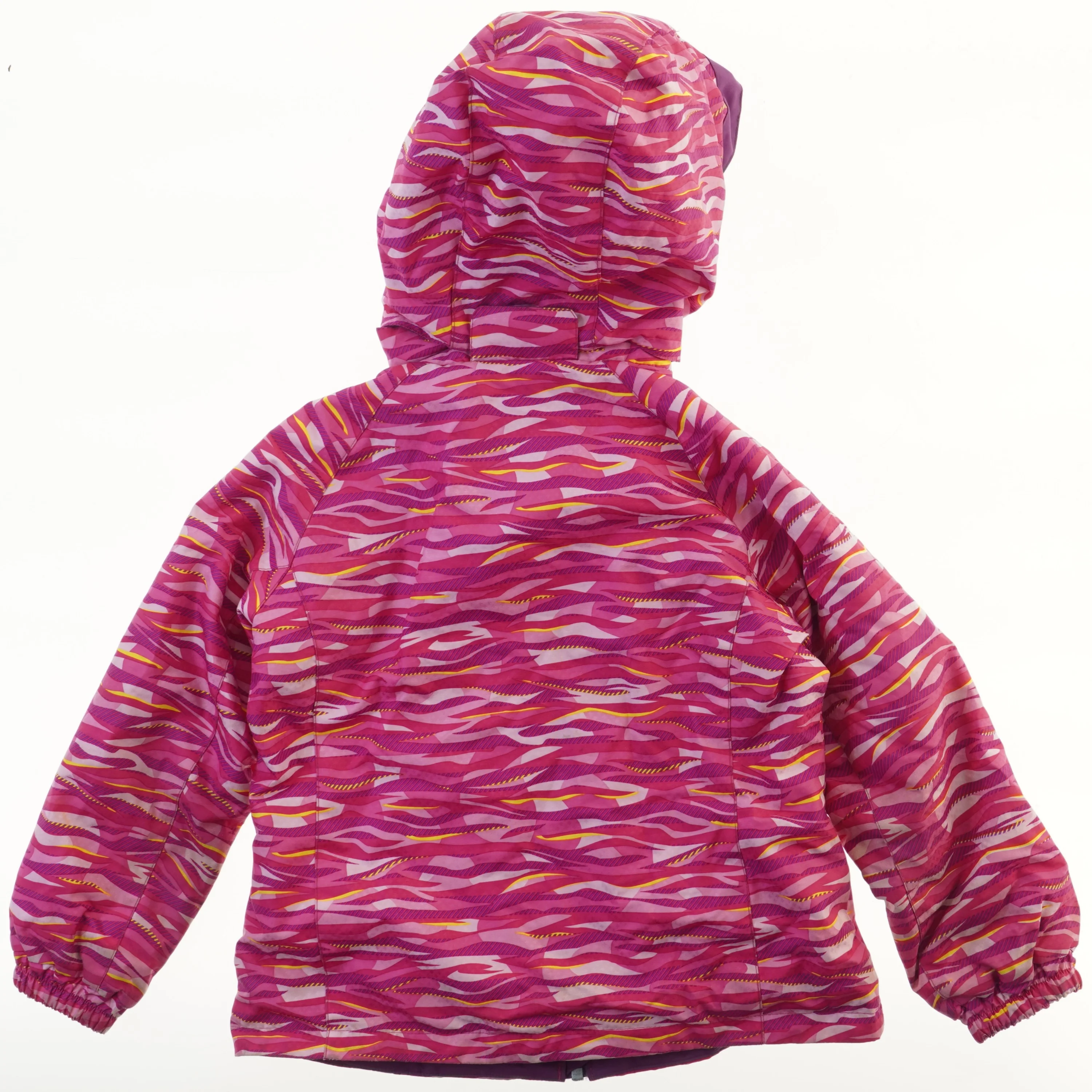 Vinter/skijakke med mønster (str. 128)