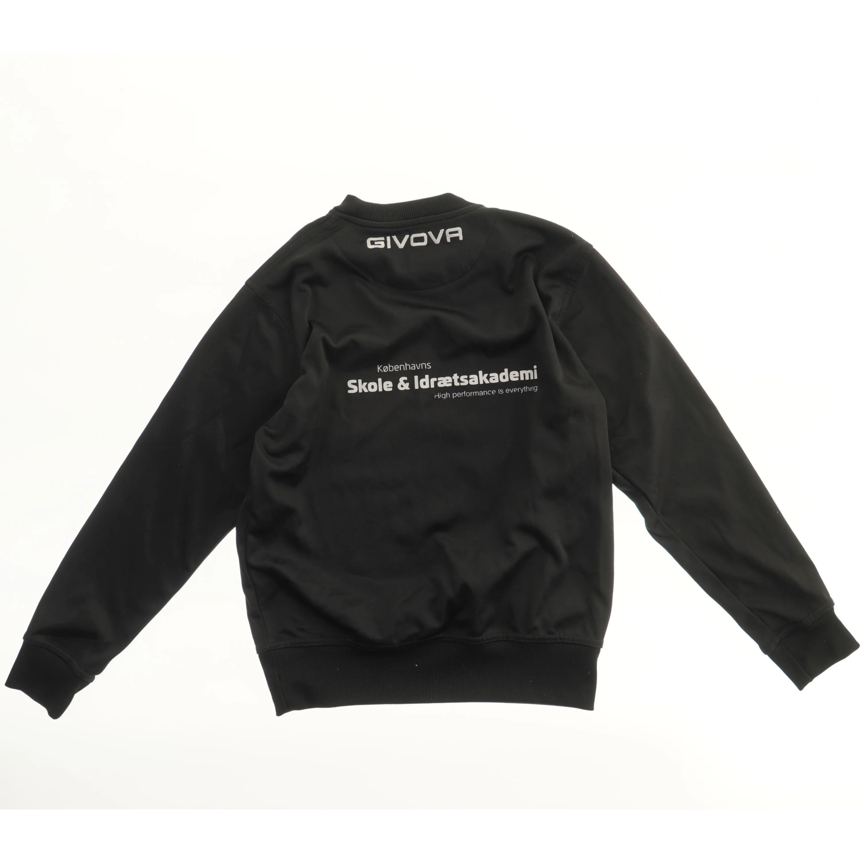 Blød sportstrøje med logo og tekst fra Givova (str. XS)