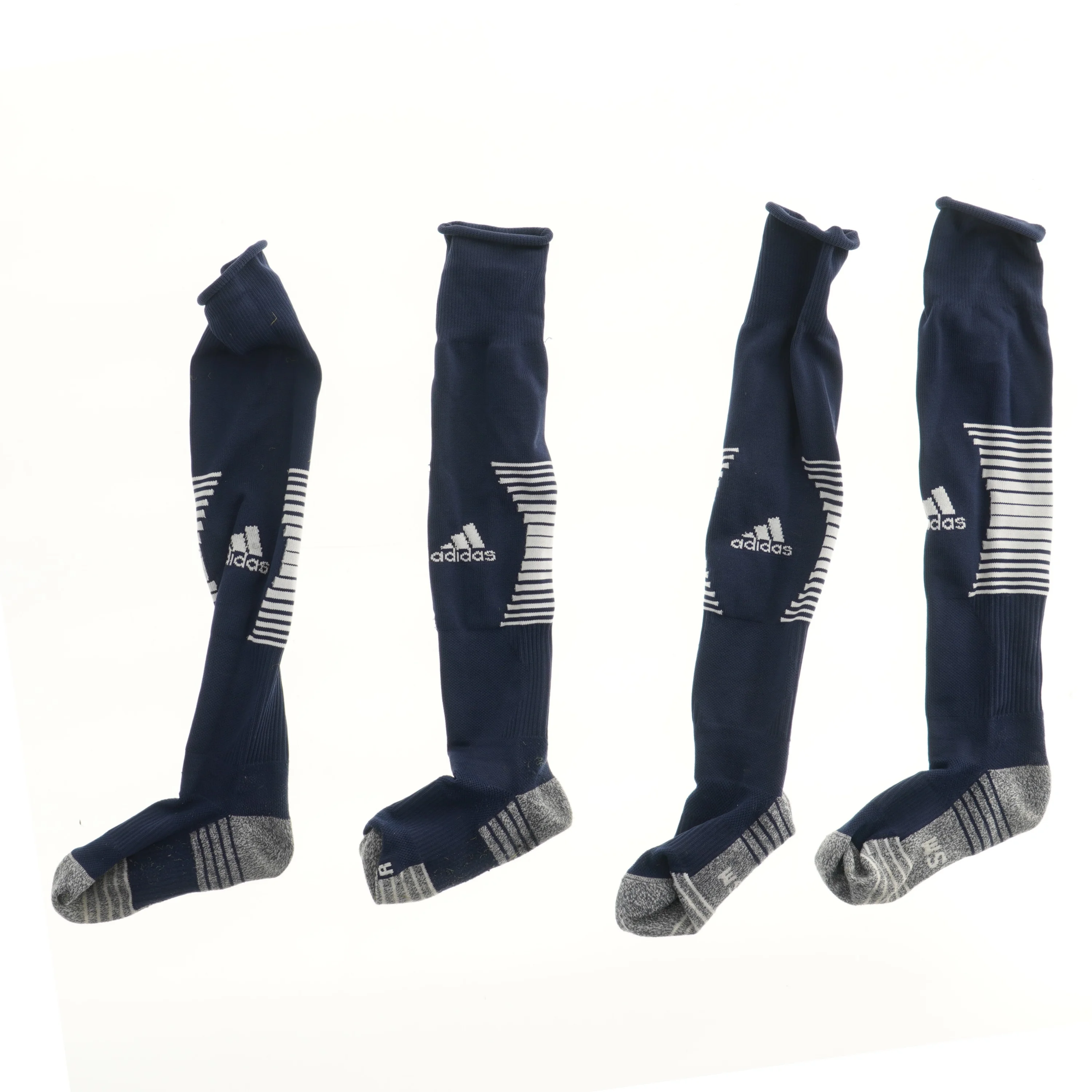 Adidas fodboldstrømper (str. fod 20 cm)