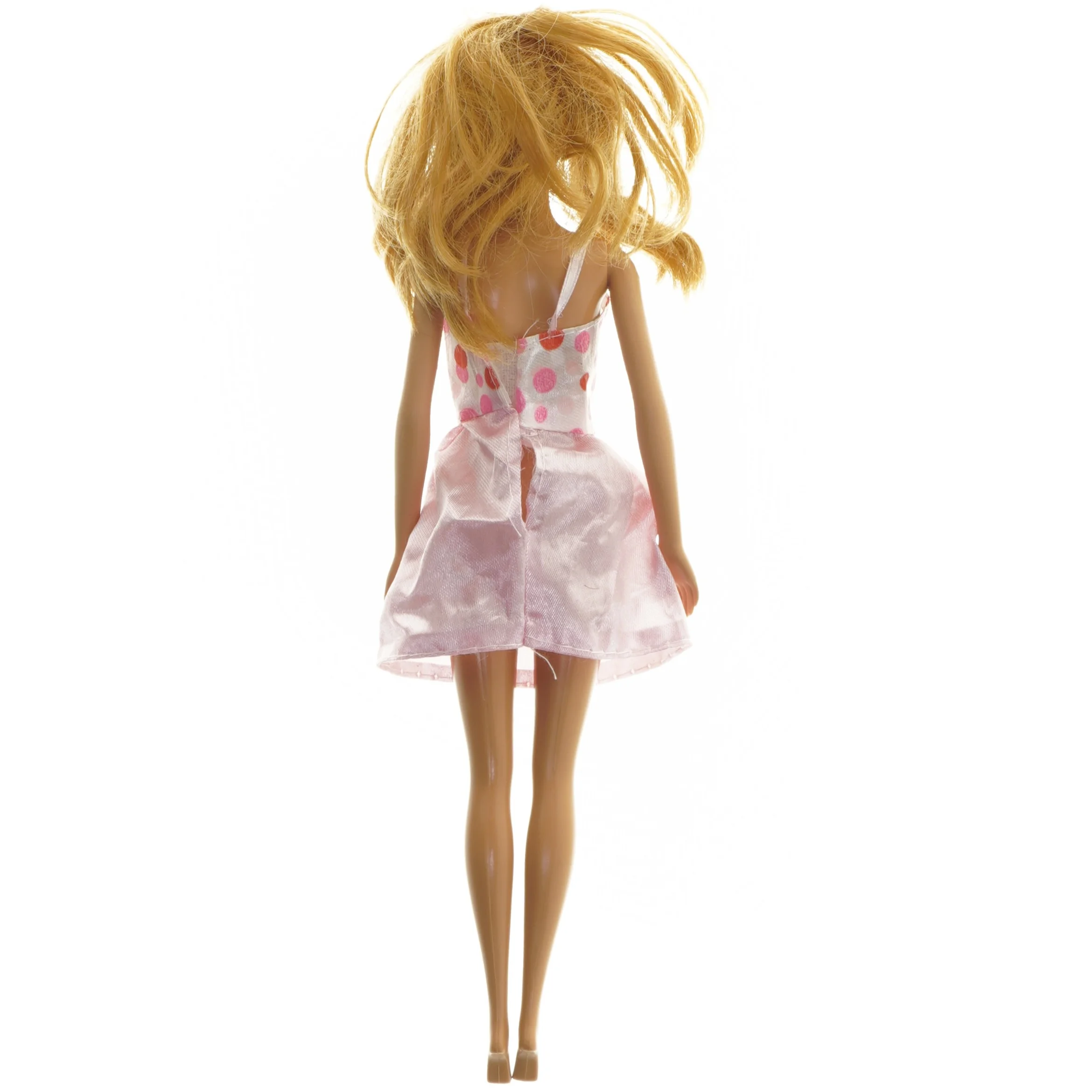 Dukke med lyserød kjole fra Barbie (str. 30 cm)