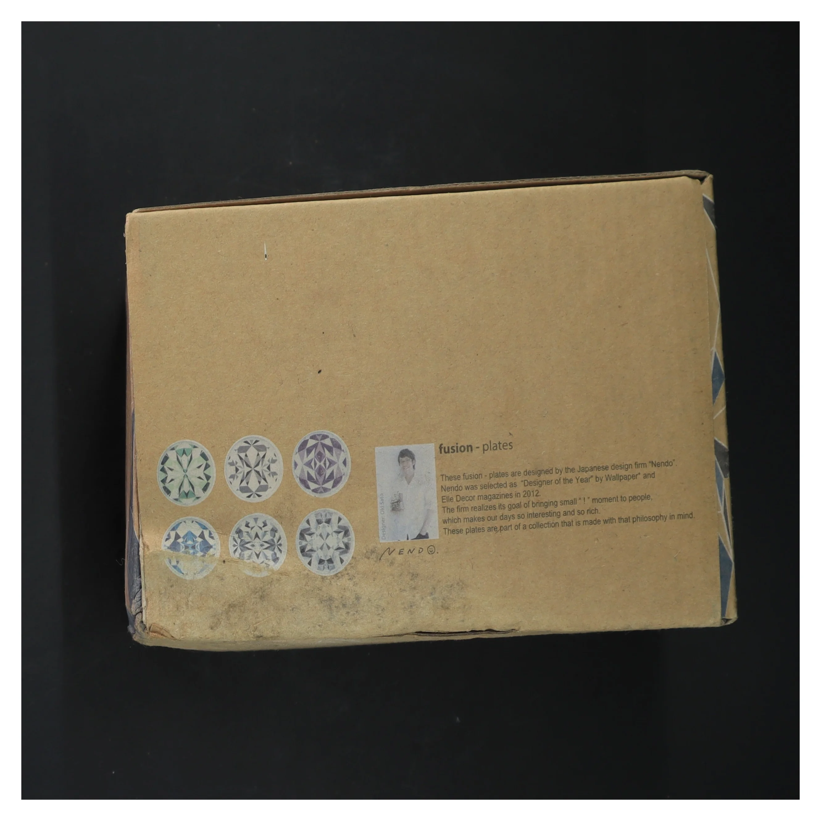 Fusion-tallerkener, designet af Nendo fra BeConcept (str. 6 styk, ø 15 cm)